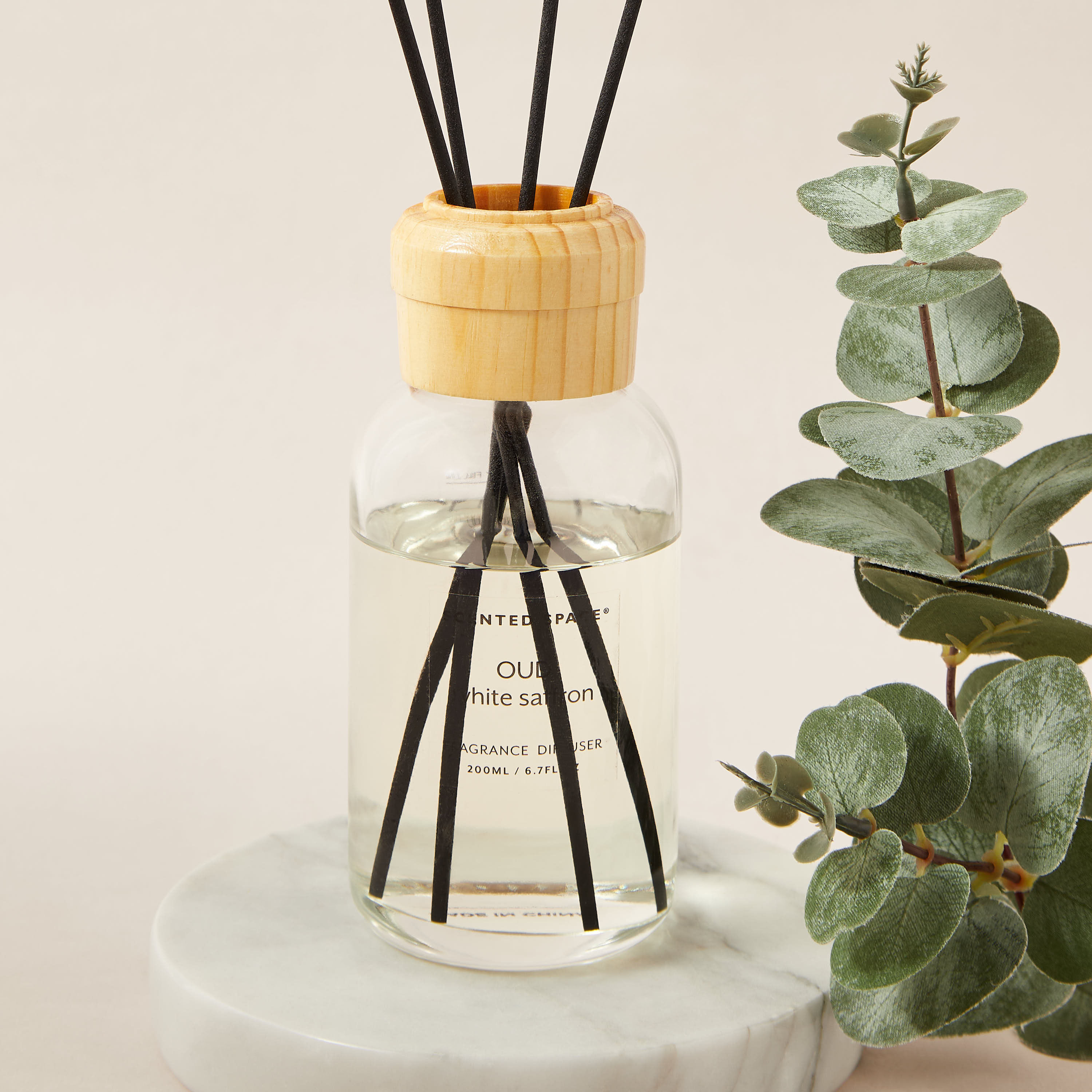 Scented Space White Saffron Reed Fragrance Diffuser - 200 ml-household-homefragrance-reeddiffusers-image-2