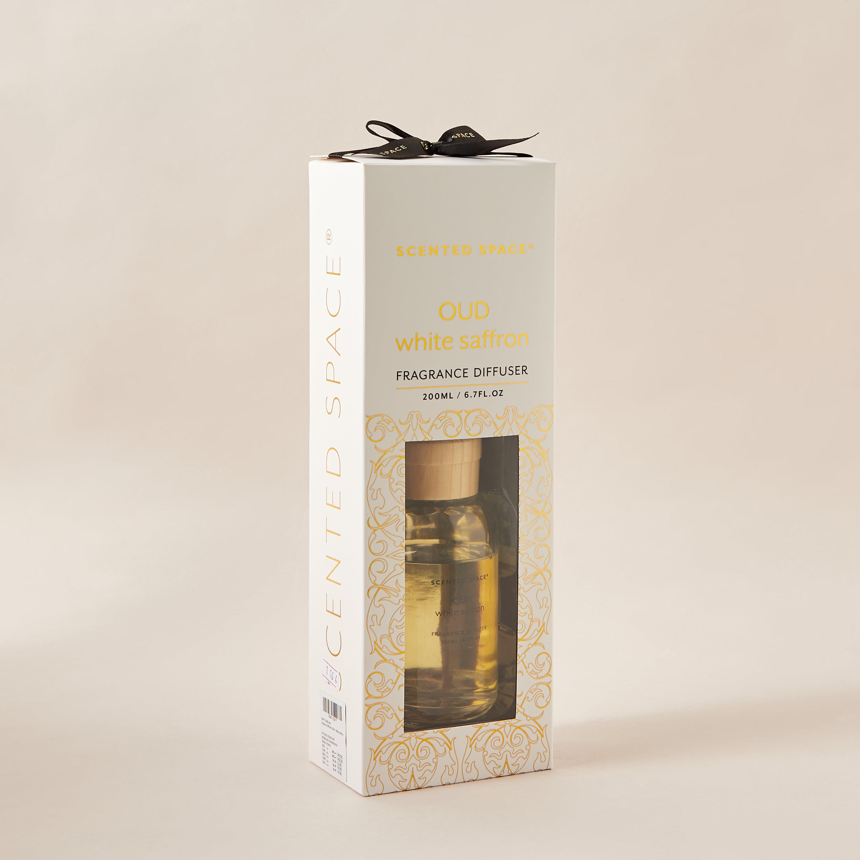 Scented Space White Saffron Reed Fragrance Diffuser - 200 ml-household-homefragrance-reeddiffusers-image-4