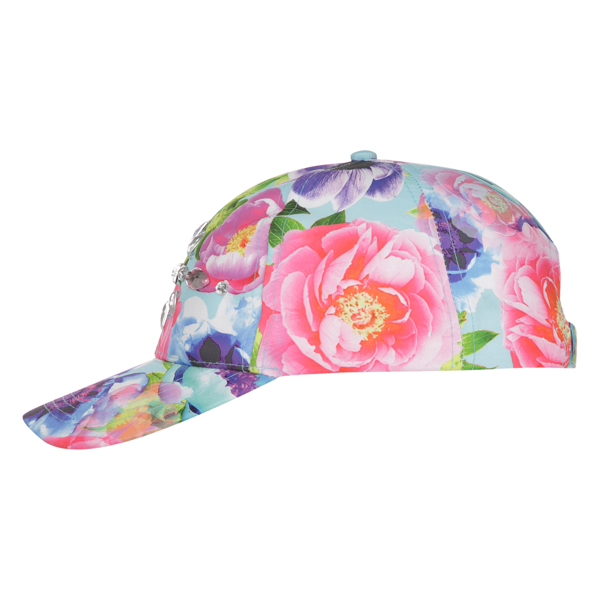 Floral Print Cap-women-clothingaccessories-capsandhats-image-1