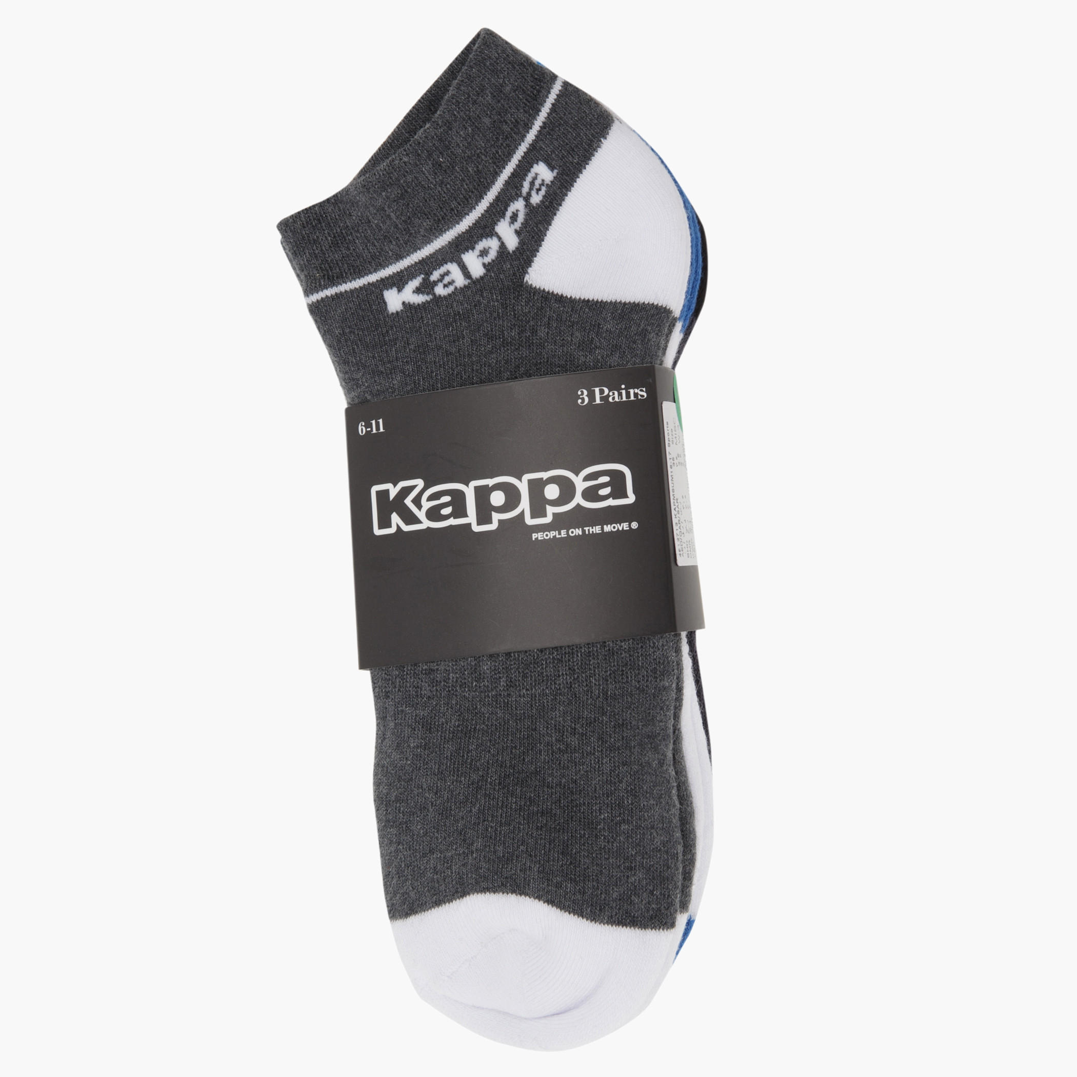 Kappa Dual-tone Socks - Set of 3-men-socks-image-2