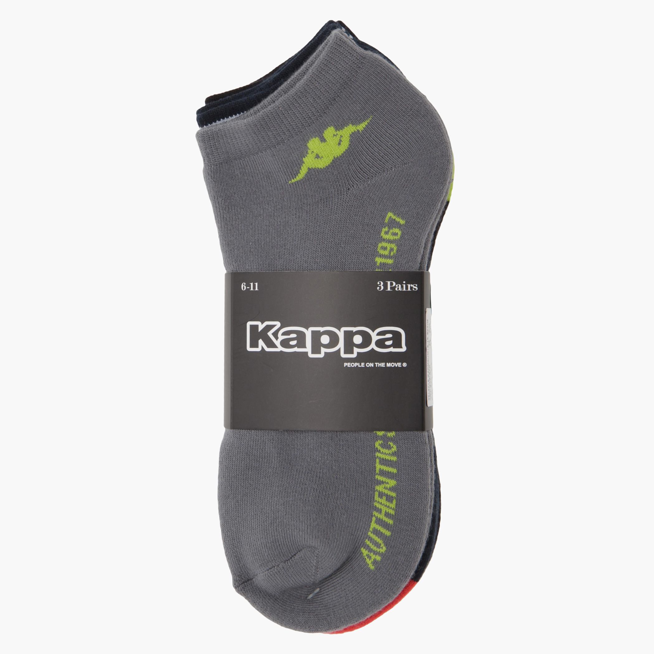 Kappa Ankle Length Socks - Set of 3-men-socks-image-1