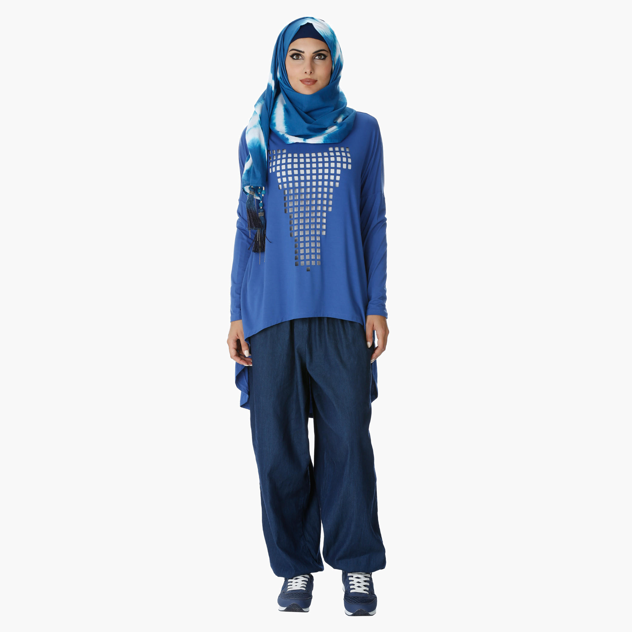 Top with Long Sleeves and High-Low Hem-women-clothing-shirtsandblouses-blouses-image-1