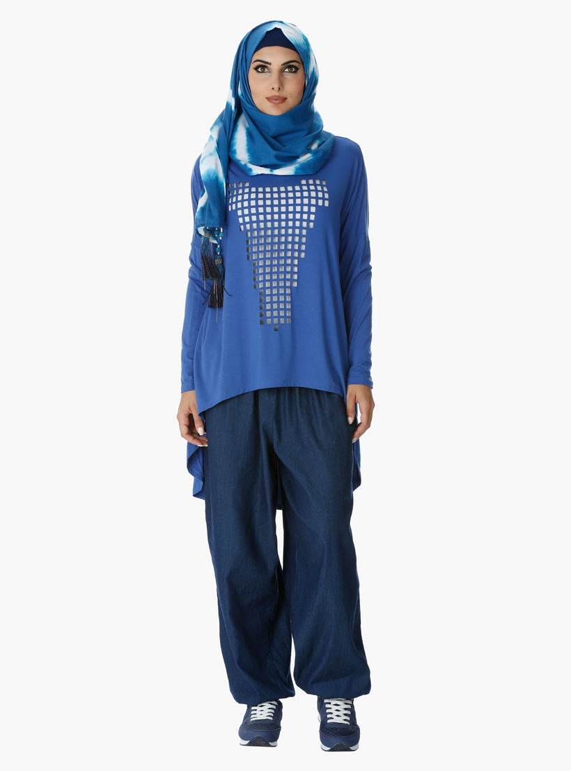 Top with Long Sleeves and High-Low Hem-women-clothing-shirtsandblouses-blouses-image-1