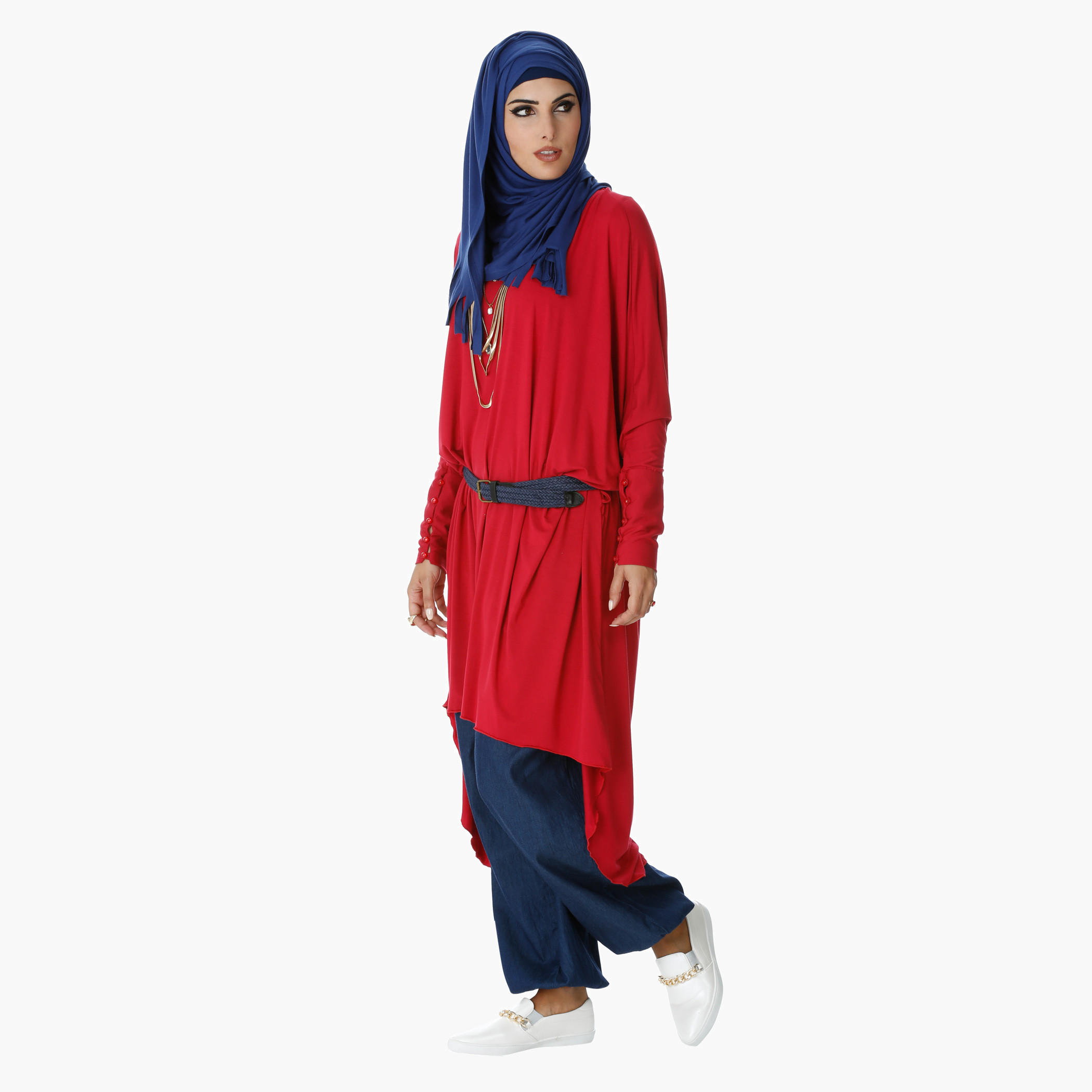 Long Top with Long Sleeves and High-Low Hem-women-clothing-shirtsandblouses-blouses-image-3