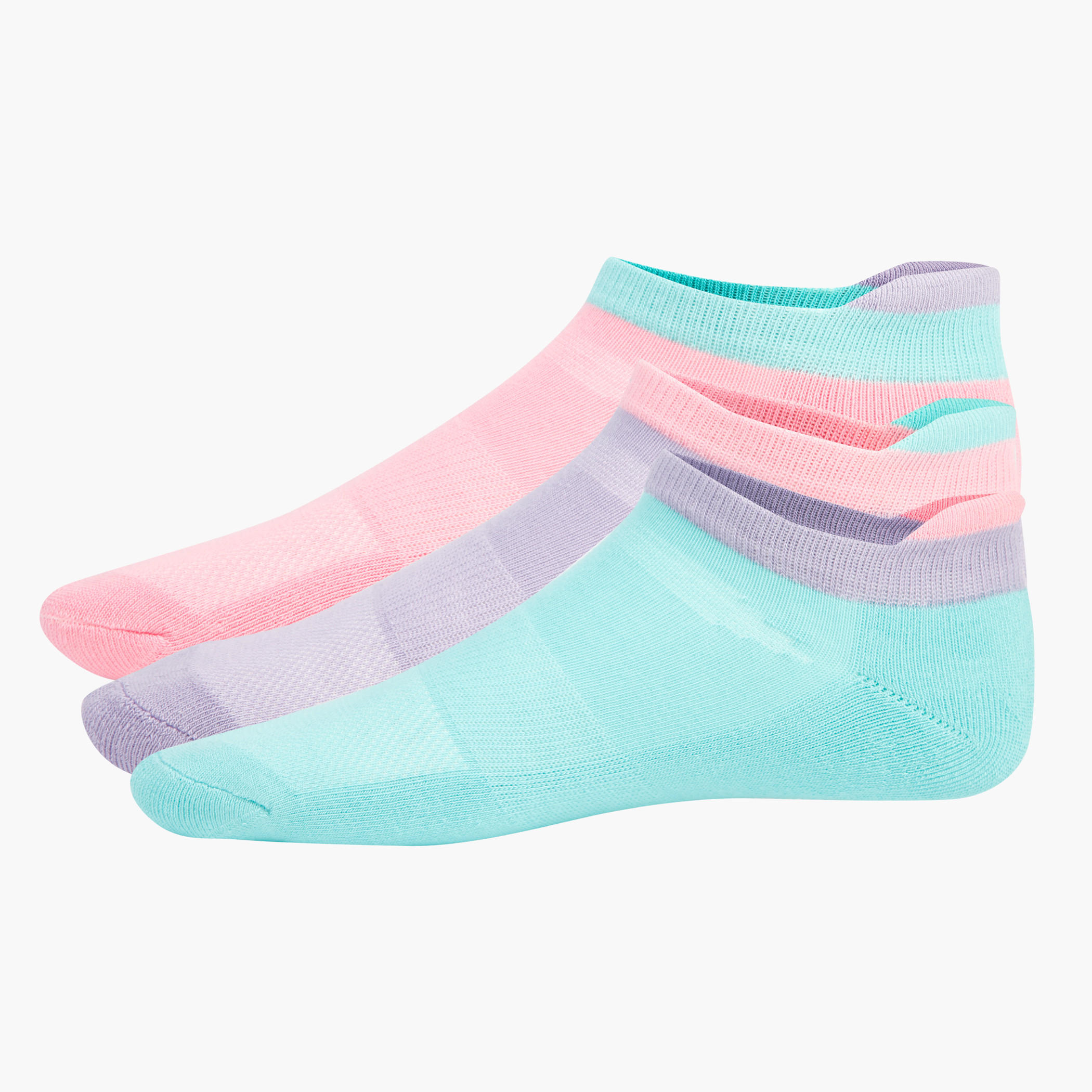 Smiley World Printed Invisible Sock - Set of 3-women-socksandstockings-image-2