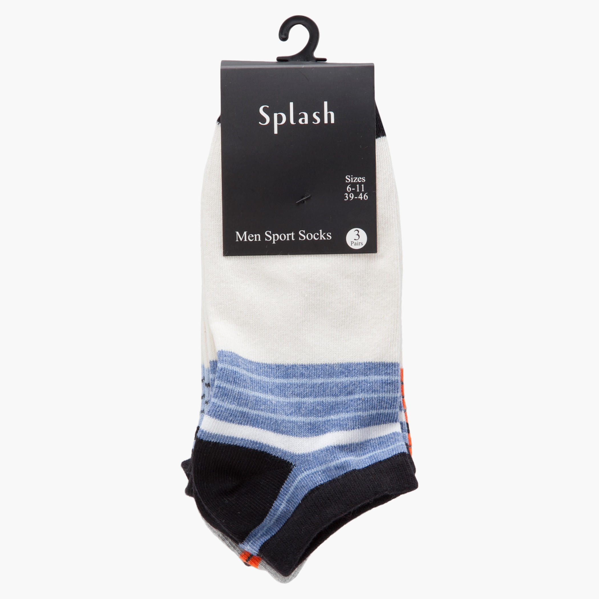 Printed Sport Socks - Set of 3-men-socks-image-1
