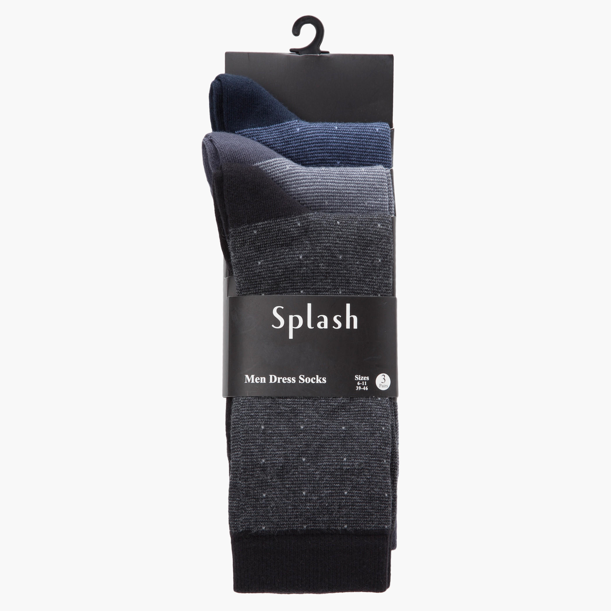 Crew-length Formal Socks - Set of 3-men-socks-image-2