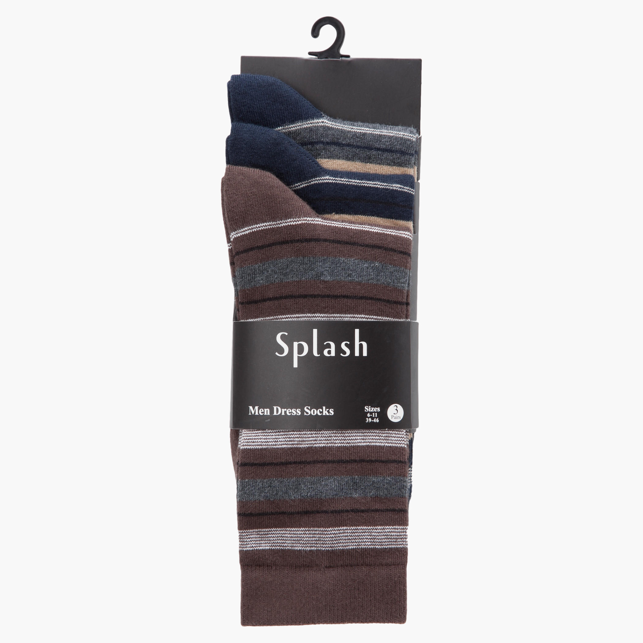 Crew-length Formal Socks - Set of 3-men-socks-image-2
