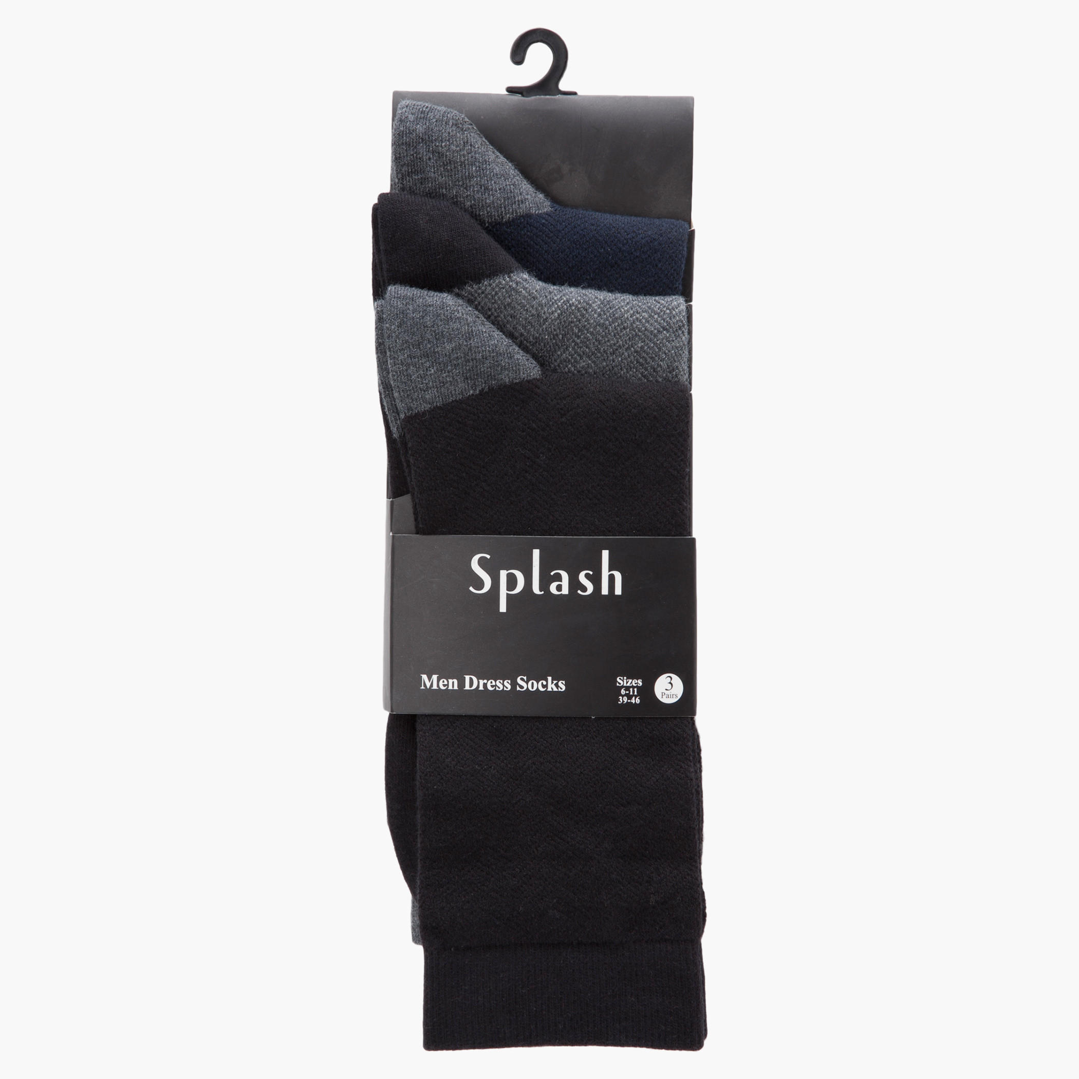 Crew-length Formal Socks - Set of 3-men-socks-image-2