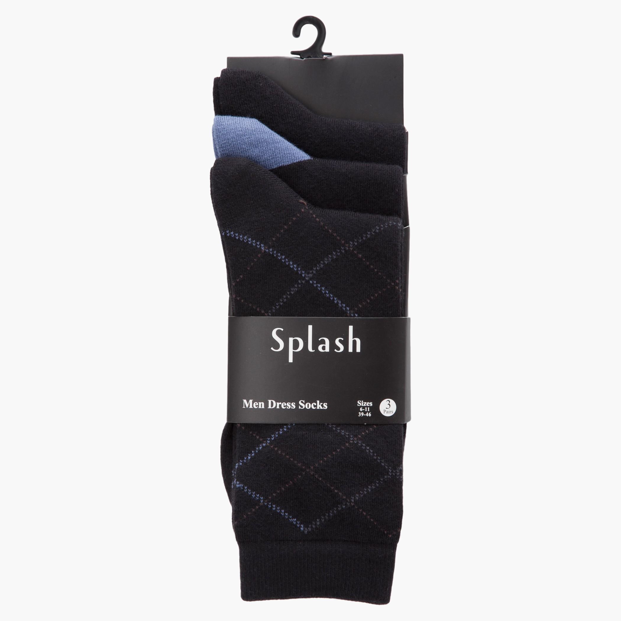 Crew-length Formal Socks - Set of 3-men-socks-image-1