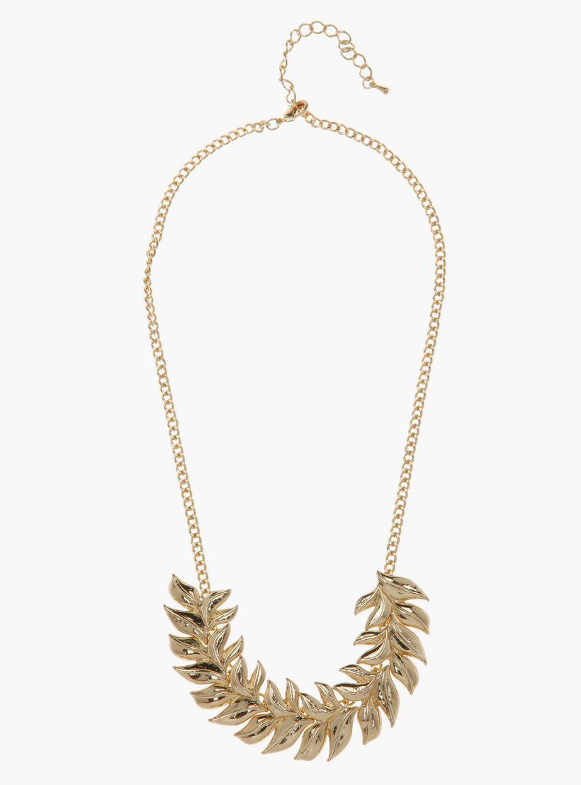 Leaf Necklace-women-watchesandjewellery-jewellery-necklacesandpendants-image-2