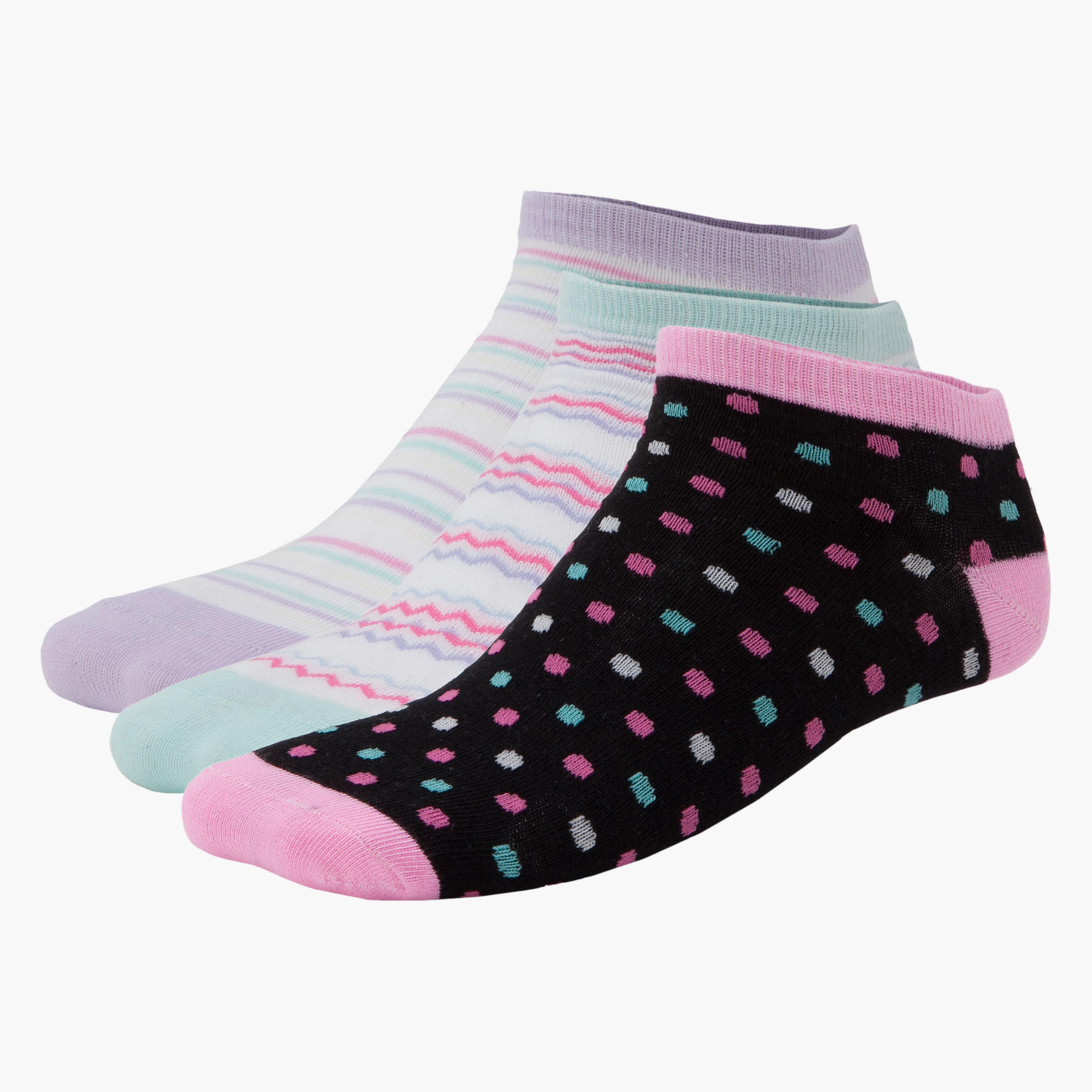 Kappa Ankle-length Socks - Set of 3-women-socksandstockings-image-1