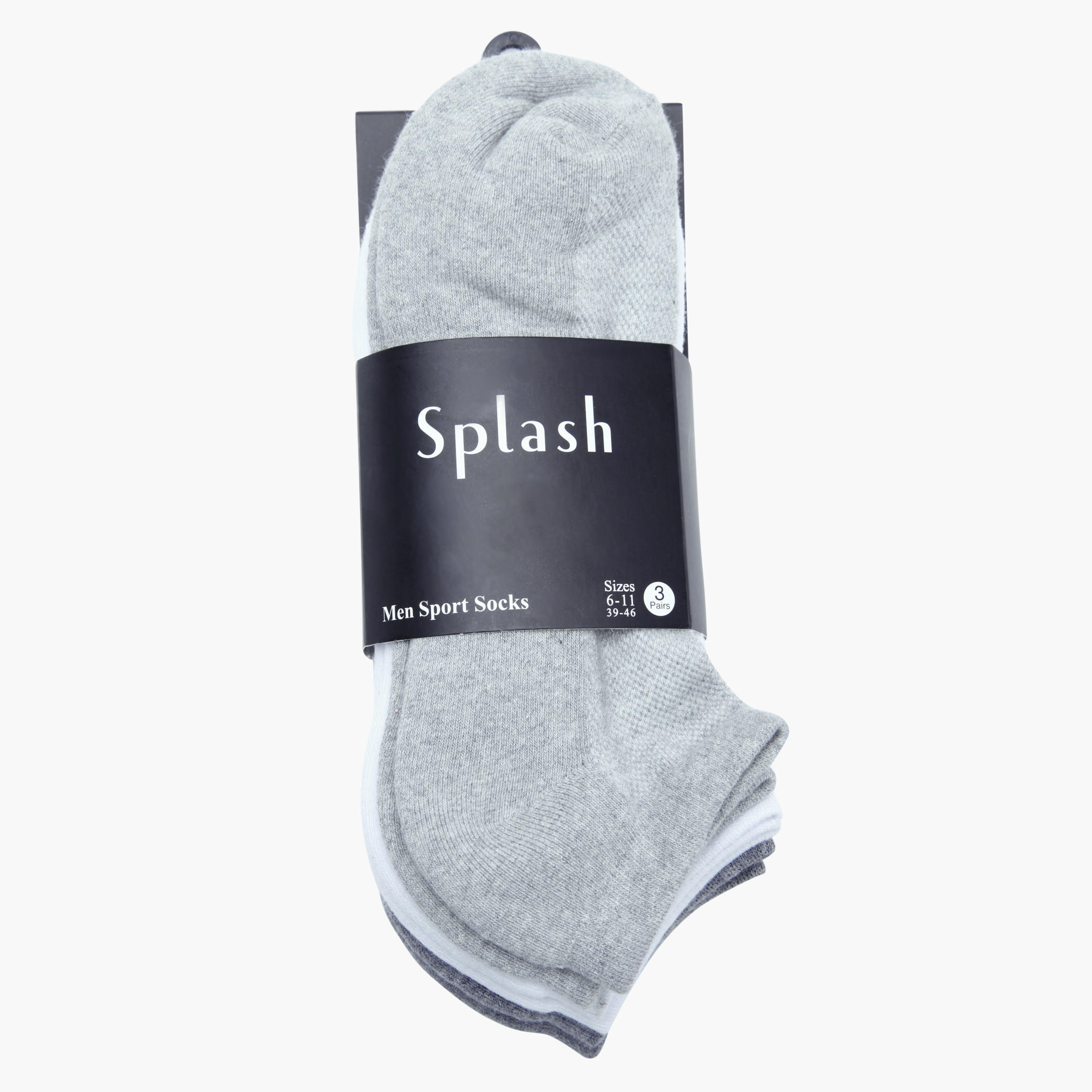 Ankle-length Sport Socks - Set of 3-men-socks-image-2