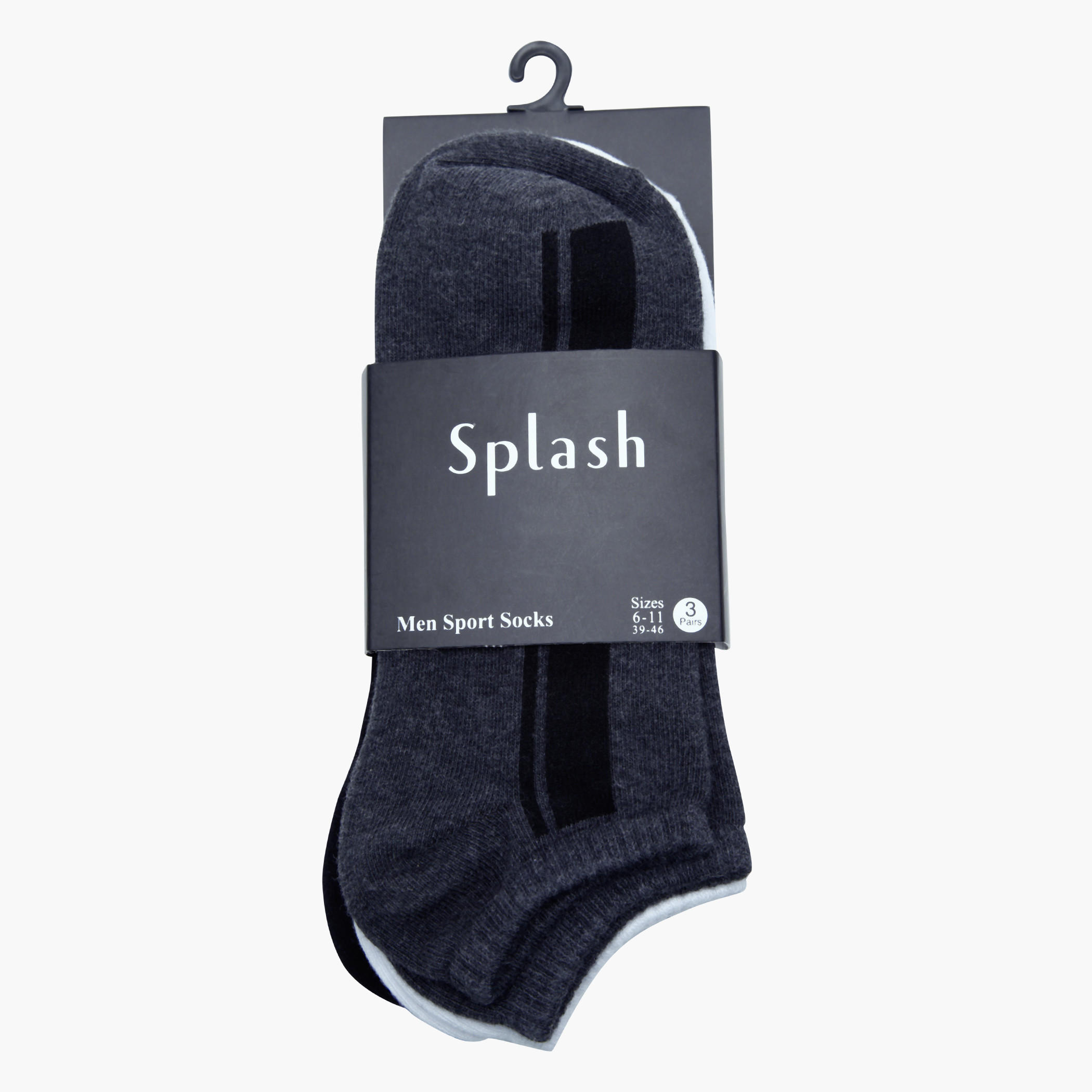 Ankle-length Sport Socks - Set of 3-men-socks-image-2