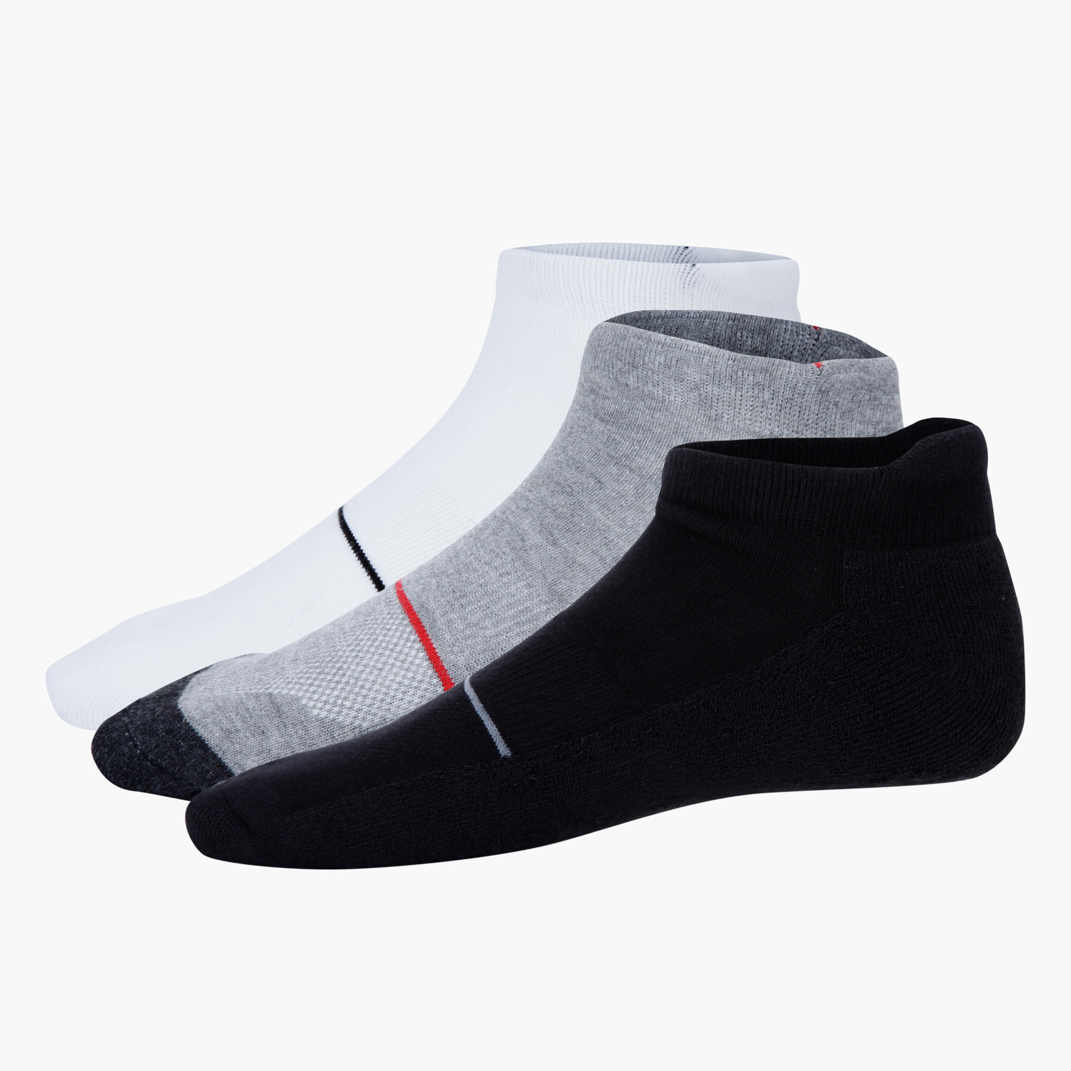 Assorted Ankle-length Sport Socks - Set of 3-men-socks-image-1