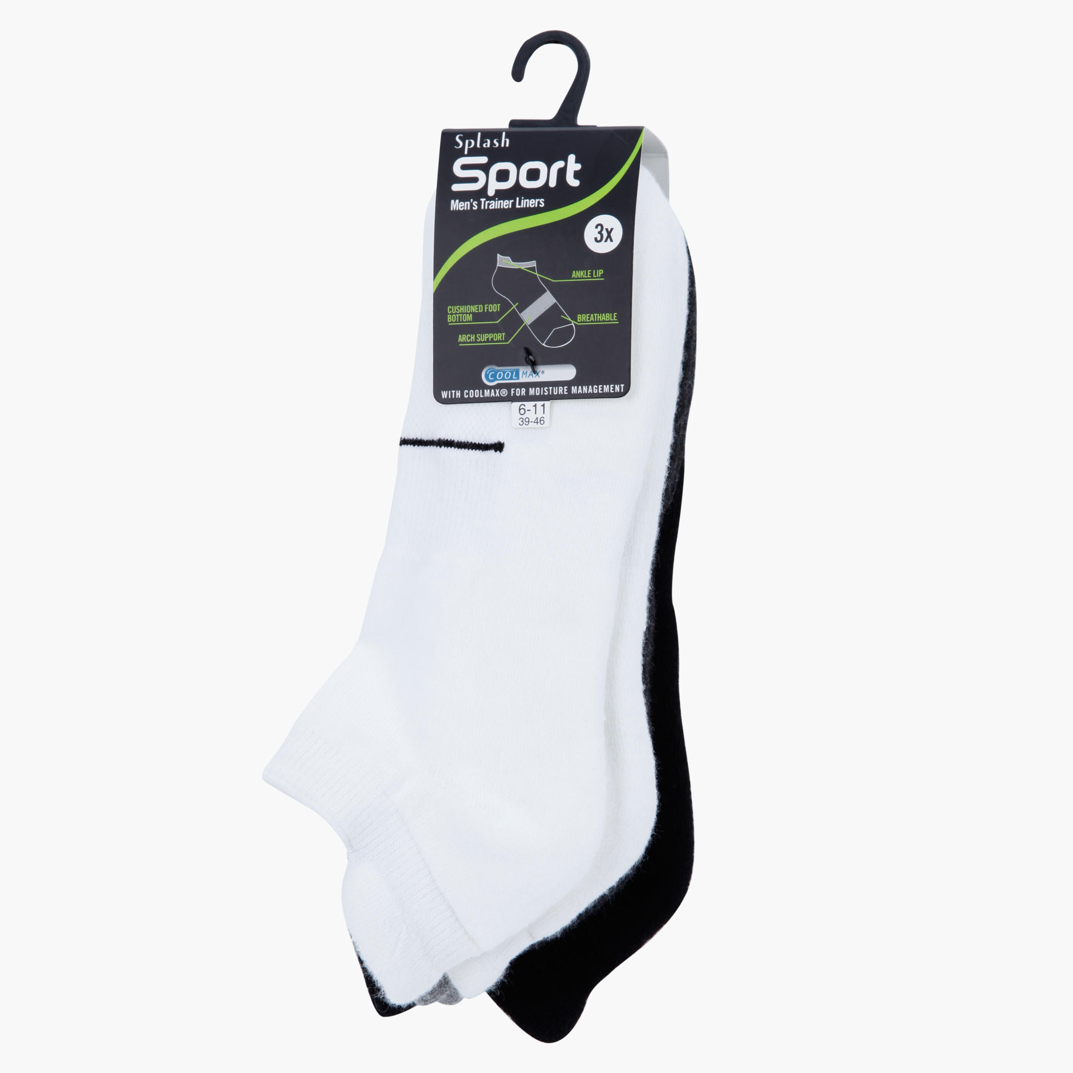 Assorted Ankle-length Sport Socks - Set of 3-men-socks-image-2