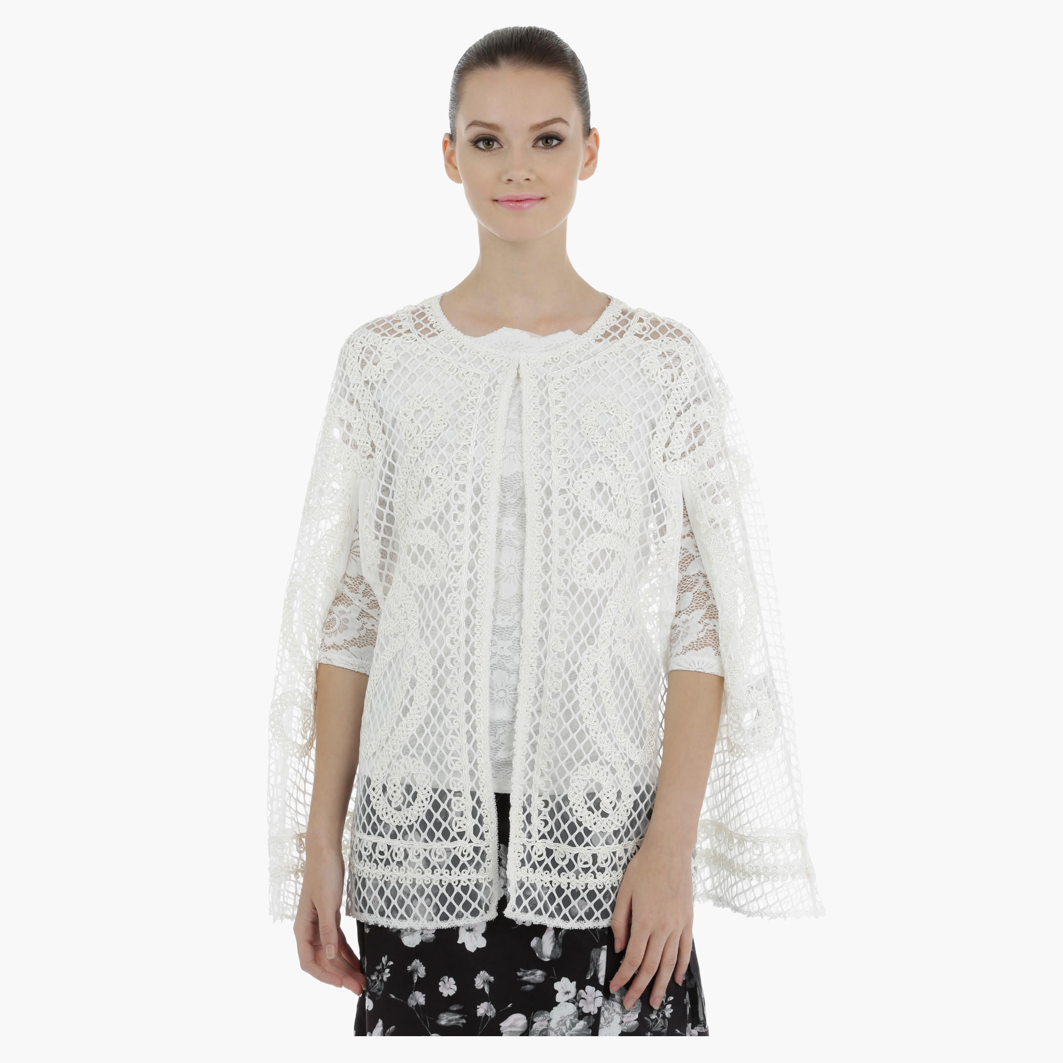 Elle Cord Embroidered Cape-women-clothing-shirtsandblouses-blouses-image-2