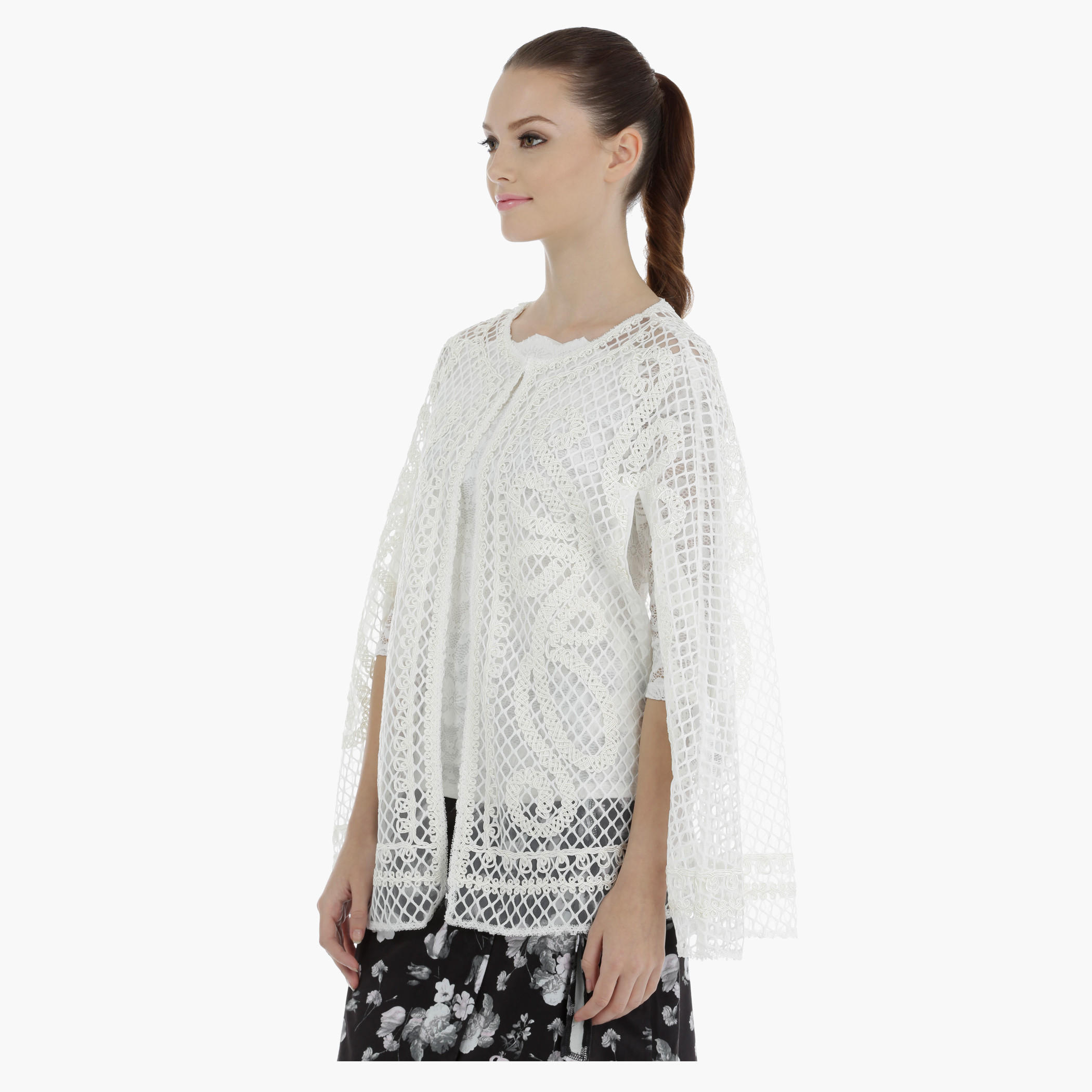 Elle Cord Embroidered Cape-women-clothing-shirtsandblouses-blouses-image-4