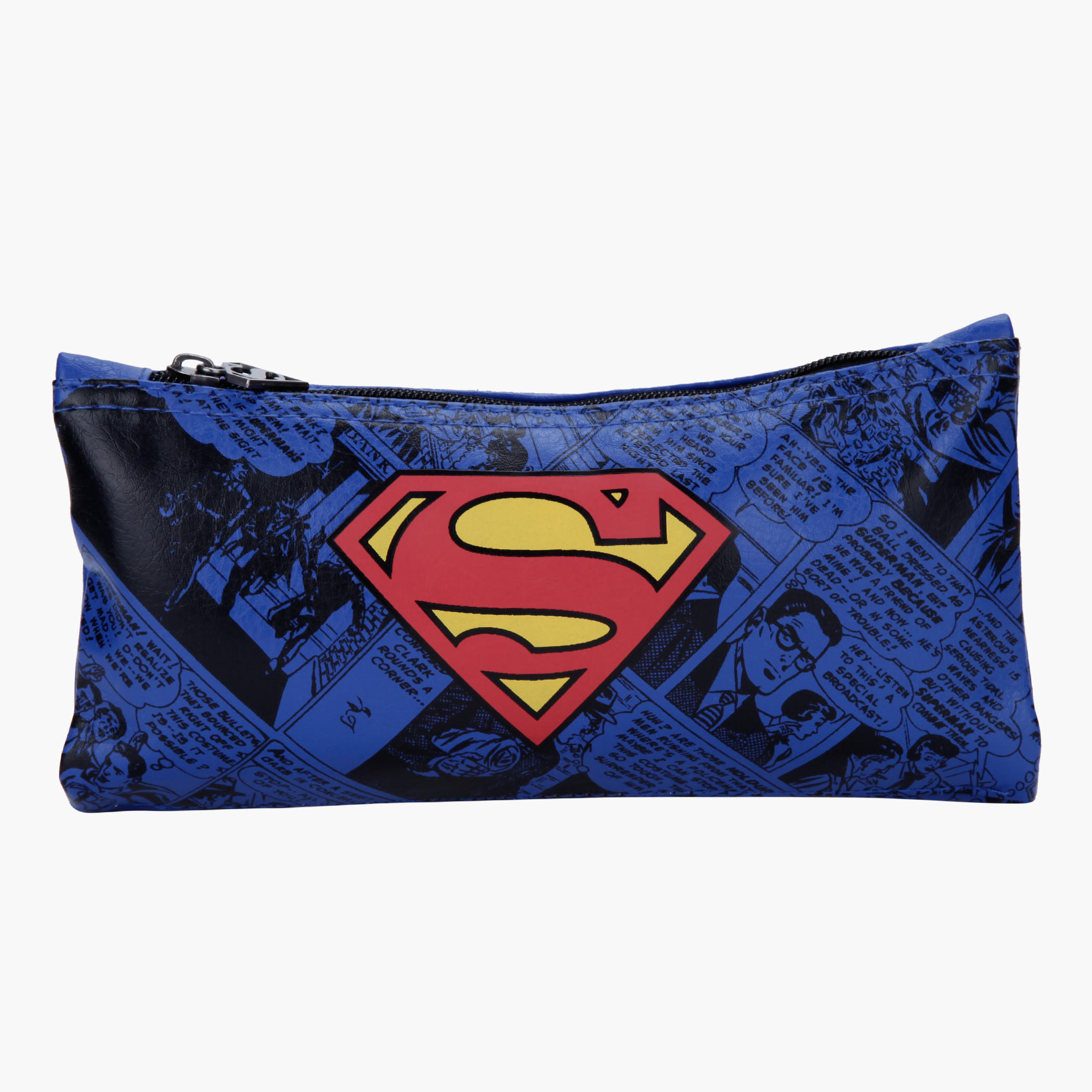 Superman Dual Pencil Pouch-men-beltsandwallets-wallets-image-1