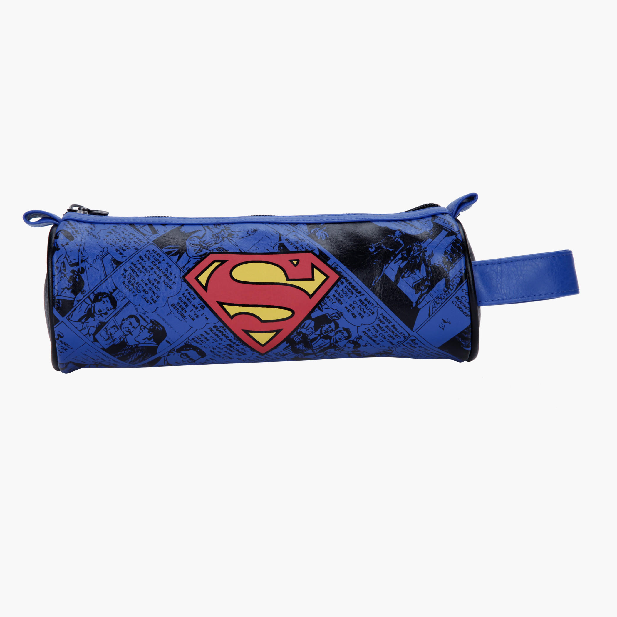 Superman Print Pencil Pouch-men-beltsandwallets-wallets-image-4
