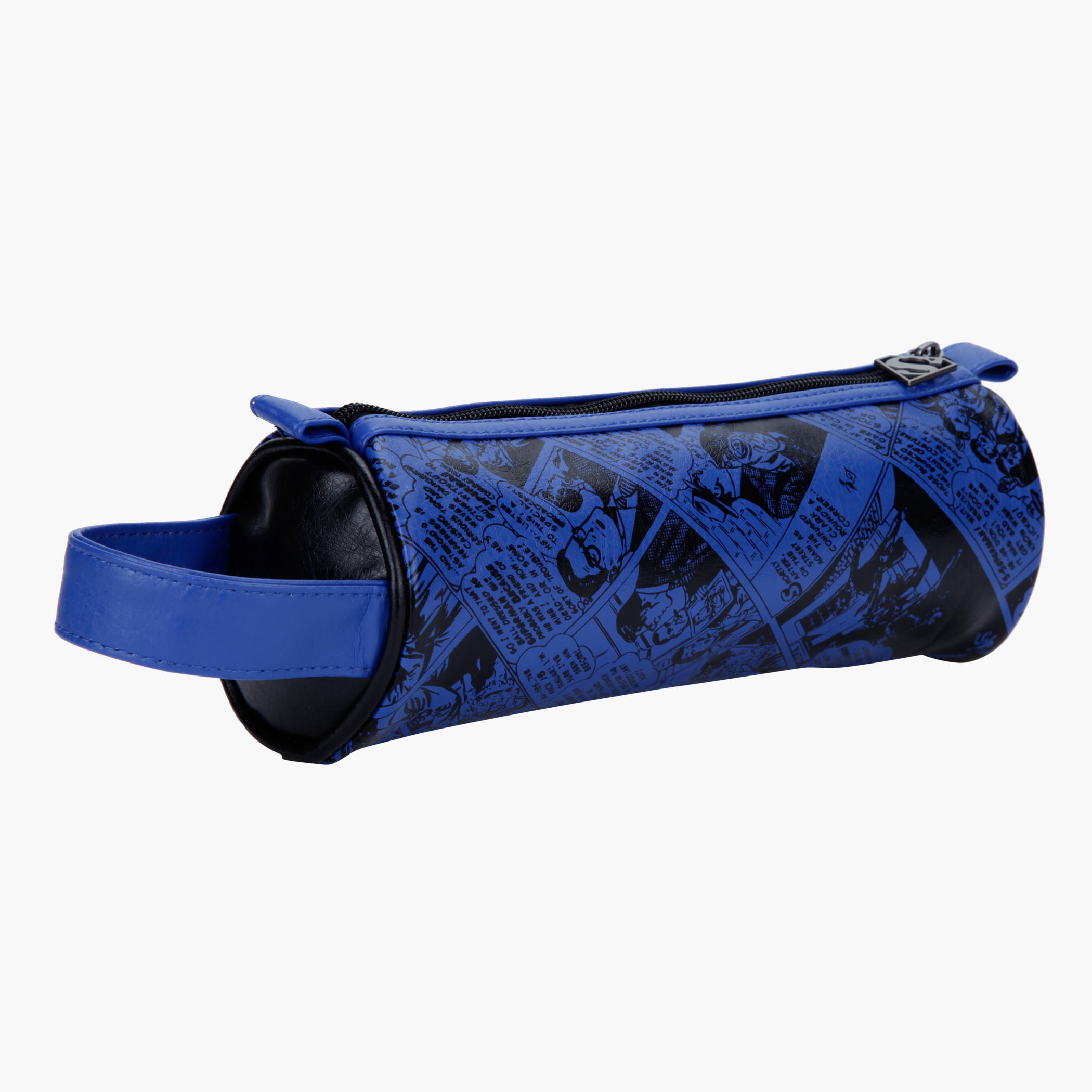 Superman Print Pencil Pouch-men-beltsandwallets-wallets-image-3