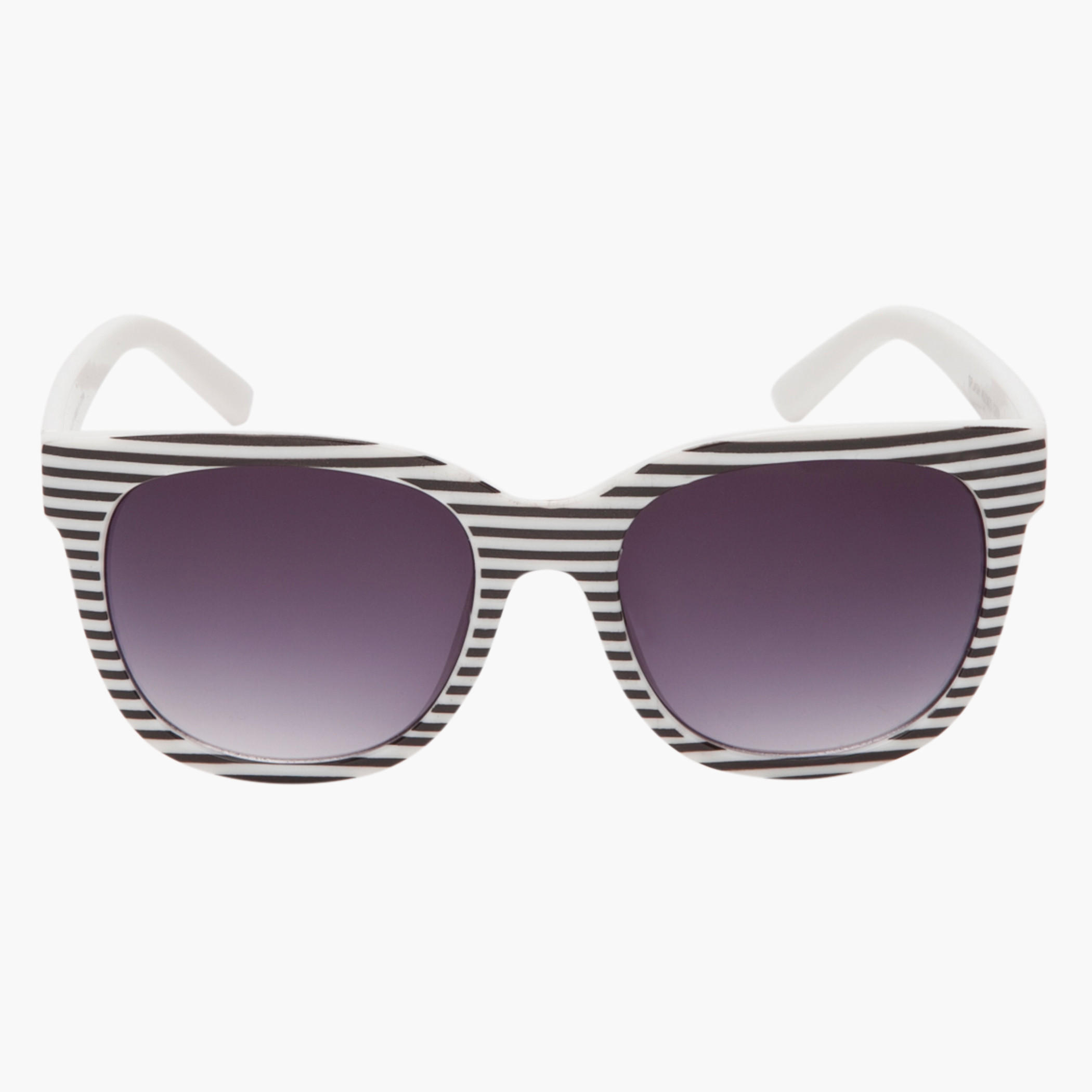 Striped Wayfarer Sunglasses-women-sunglasses-image-2