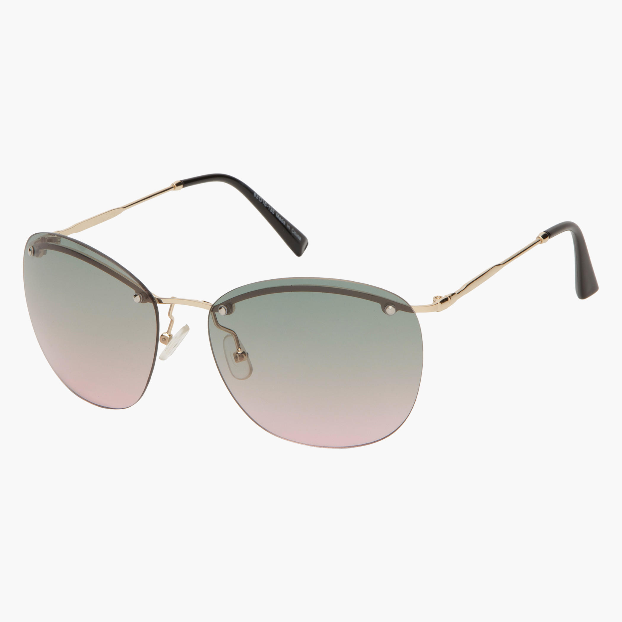 Rimless Aviator Sunglasses-women-sunglasses-image-3