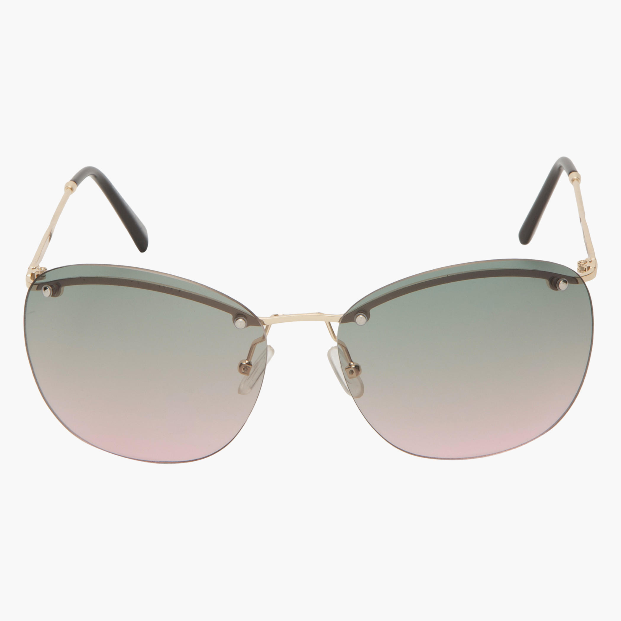 Rimless Aviator Sunglasses-women-sunglasses-image-2