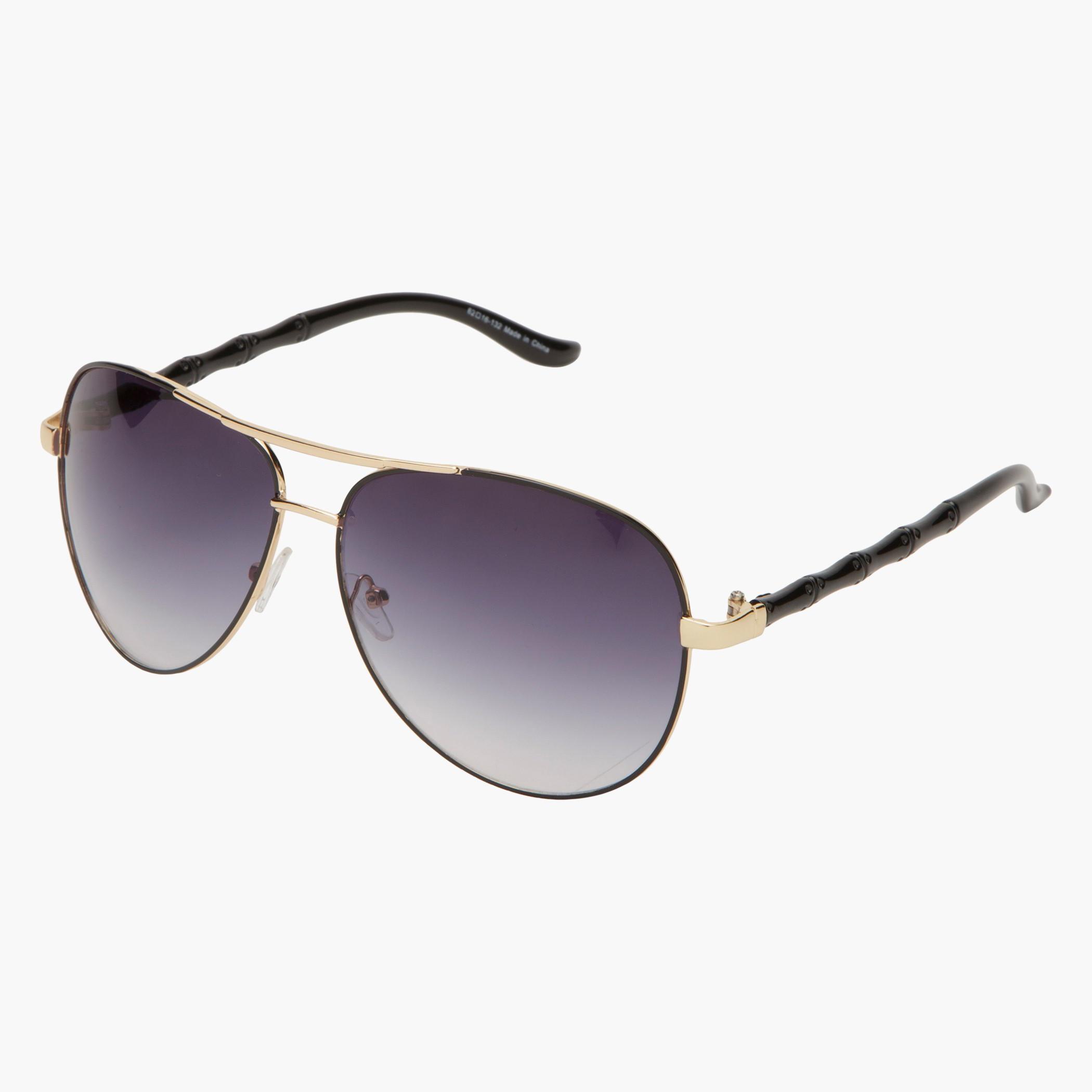 Textured Aviator Sunglasses-women-sunglasses-image-1