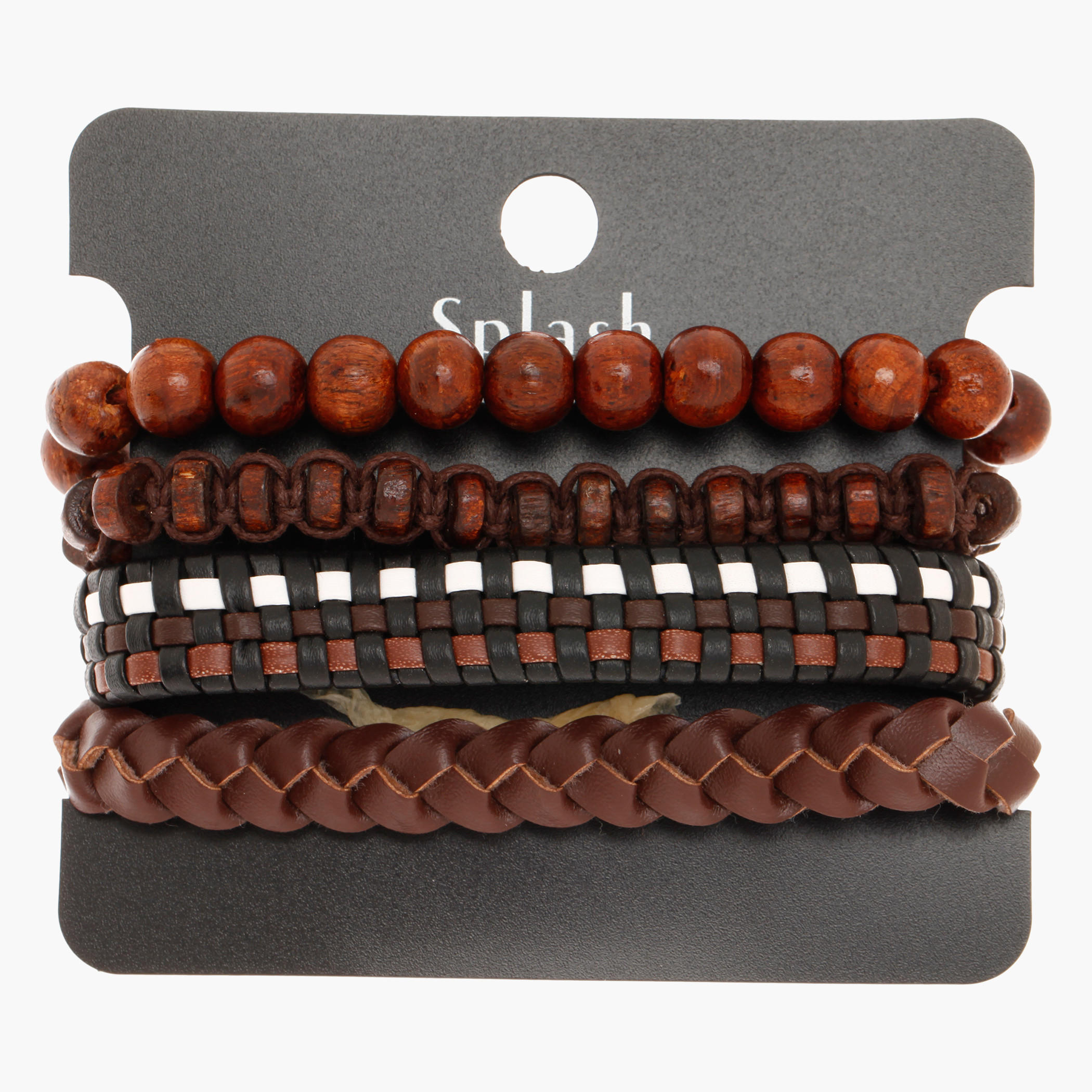 Beaded Stackable Bracelet Set-men-watchesandjewellery-bracelets-image-1