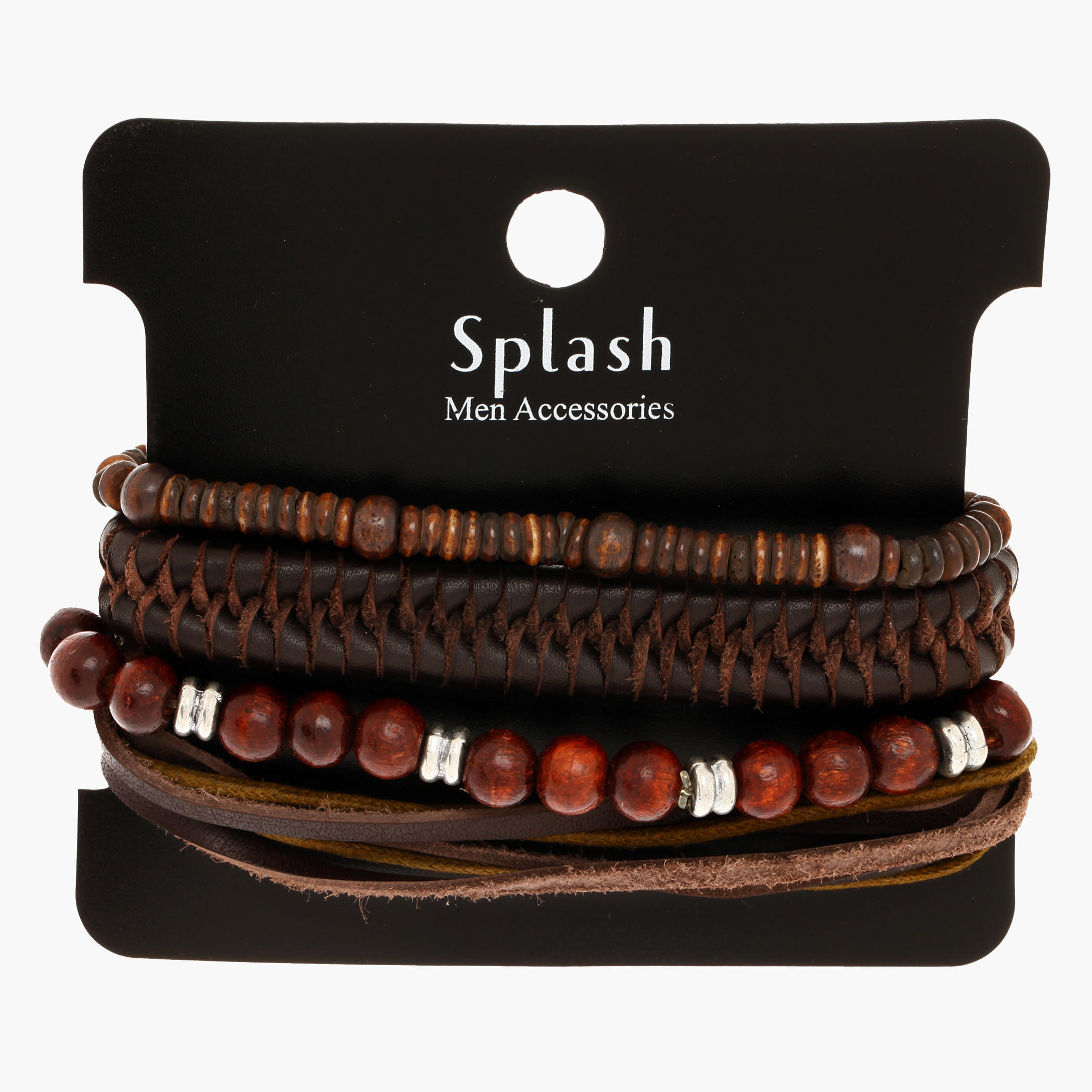 Beaded Stackable Bracelet Set-men-watchesandjewellery-bracelets-image-1