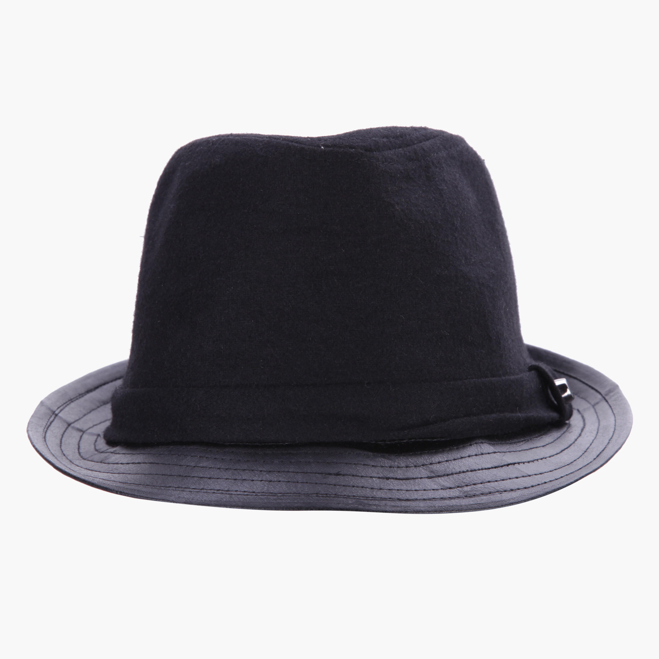 Fedora Hat with Stitch Details-men-caps-image-1