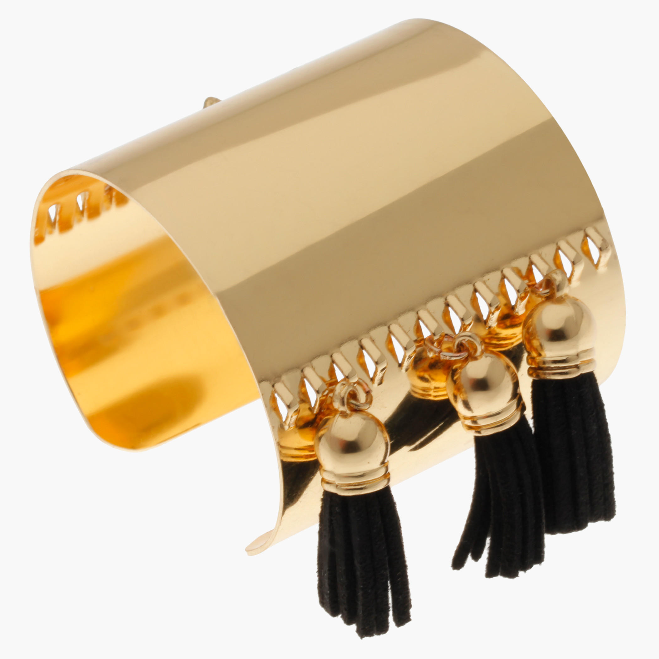 Tasselled Cuff Bracelet-women-watchesandjewellery-jewellery-banglesandbracelets-image-1