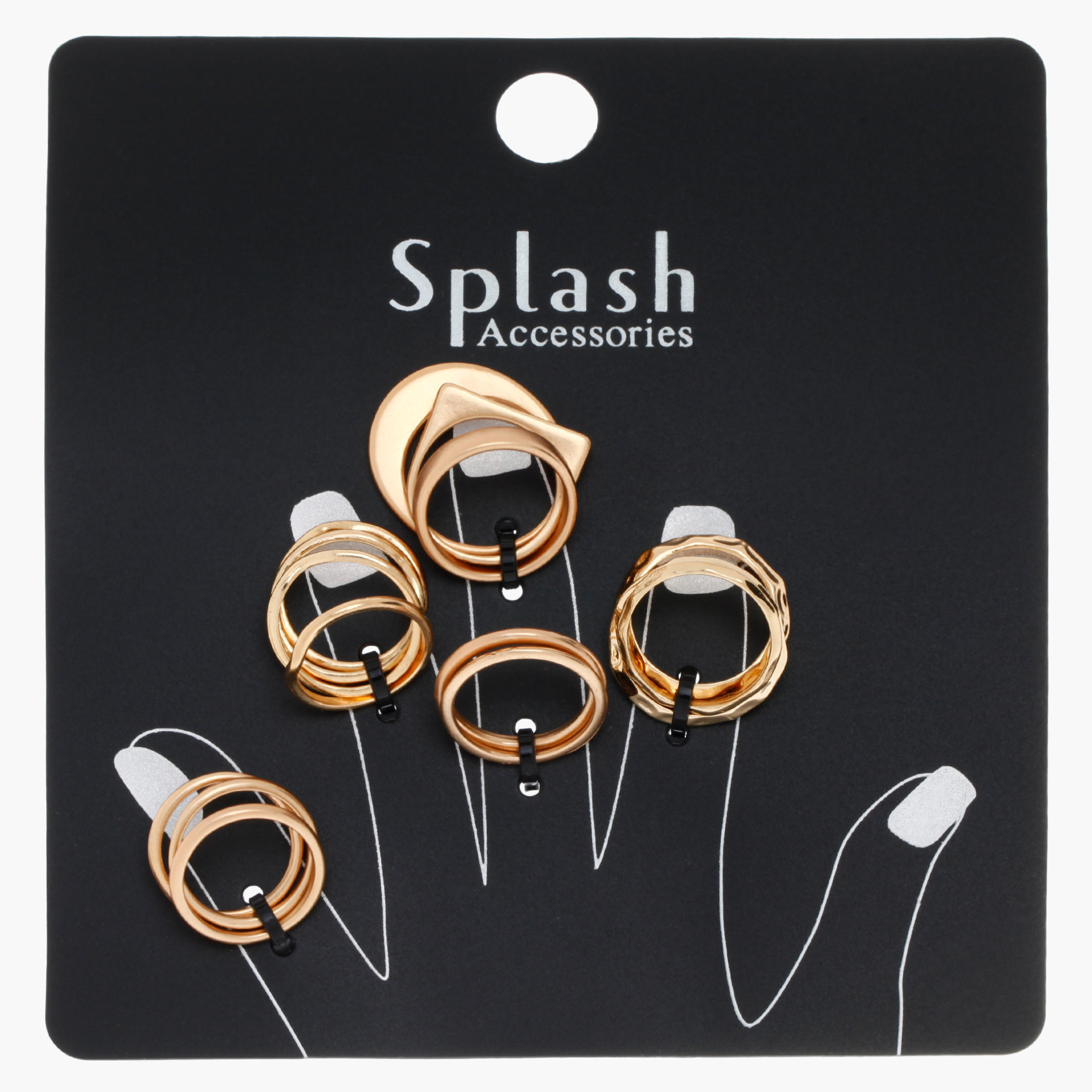 Metallic Stackable Rings Set-women-watchesandjewellery-jewellery-rings-image-1