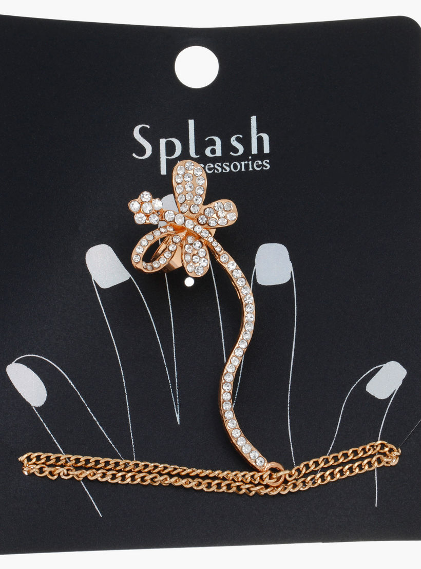 Embellished Ring Hand Chain-women-watchesandjewellery-jewellery-rings-image-1
