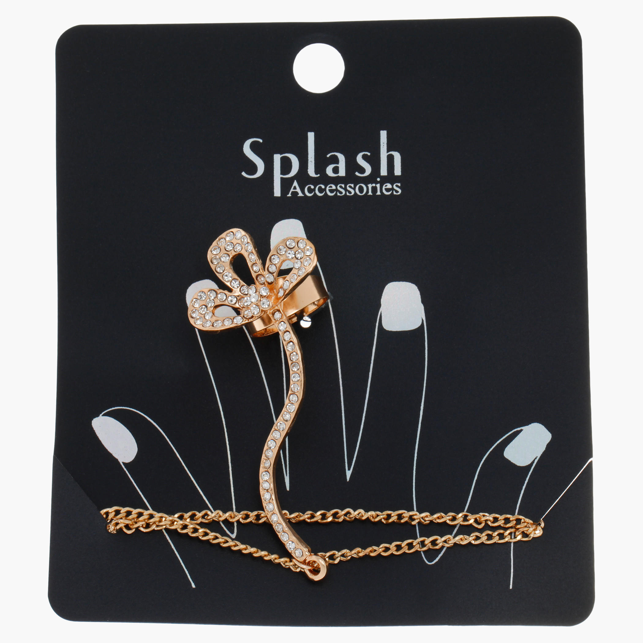 Embellished Ring Hand Chain-women-watchesandjewellery-jewellery-rings-image-1