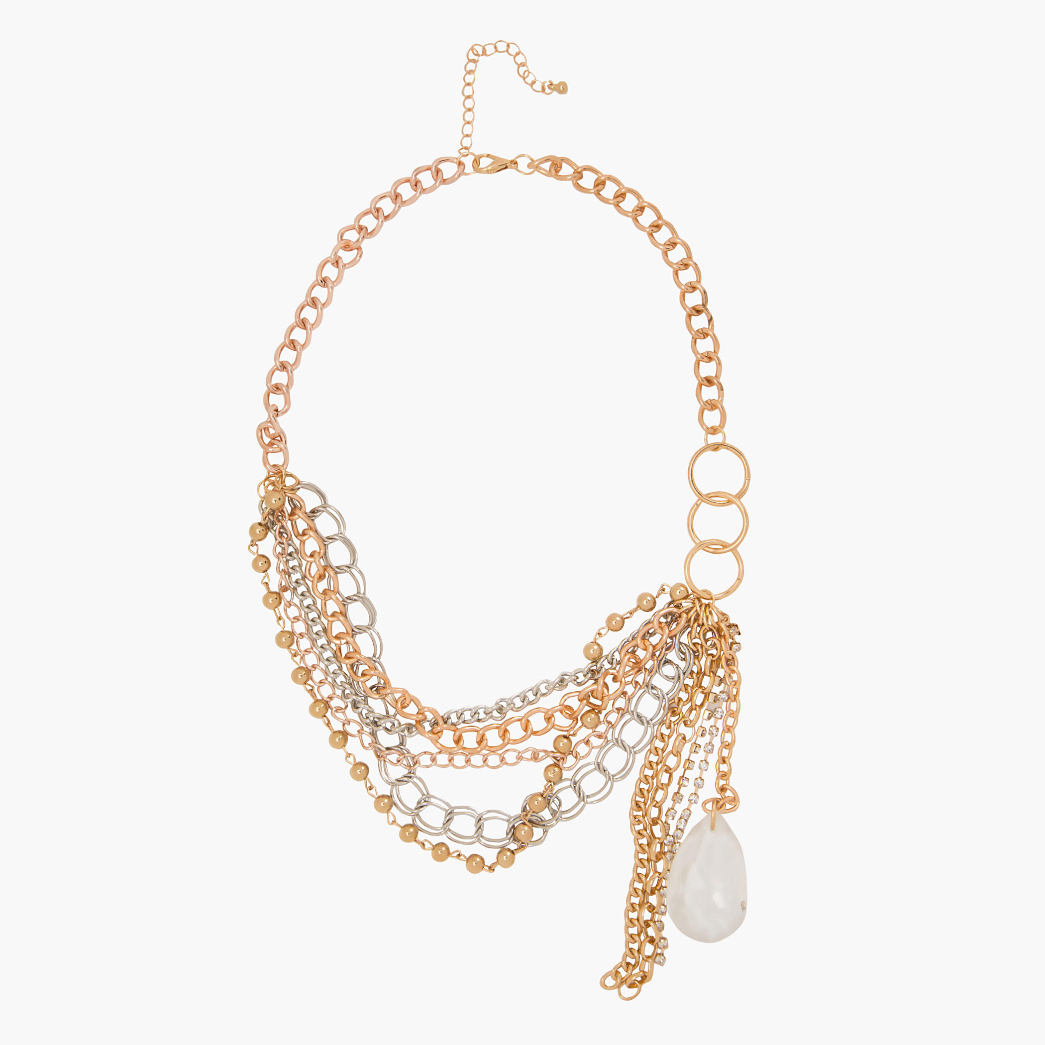 Chain-embellished Necklace-women-watchesandjewellery-jewellery-necklacesandpendants-image-2