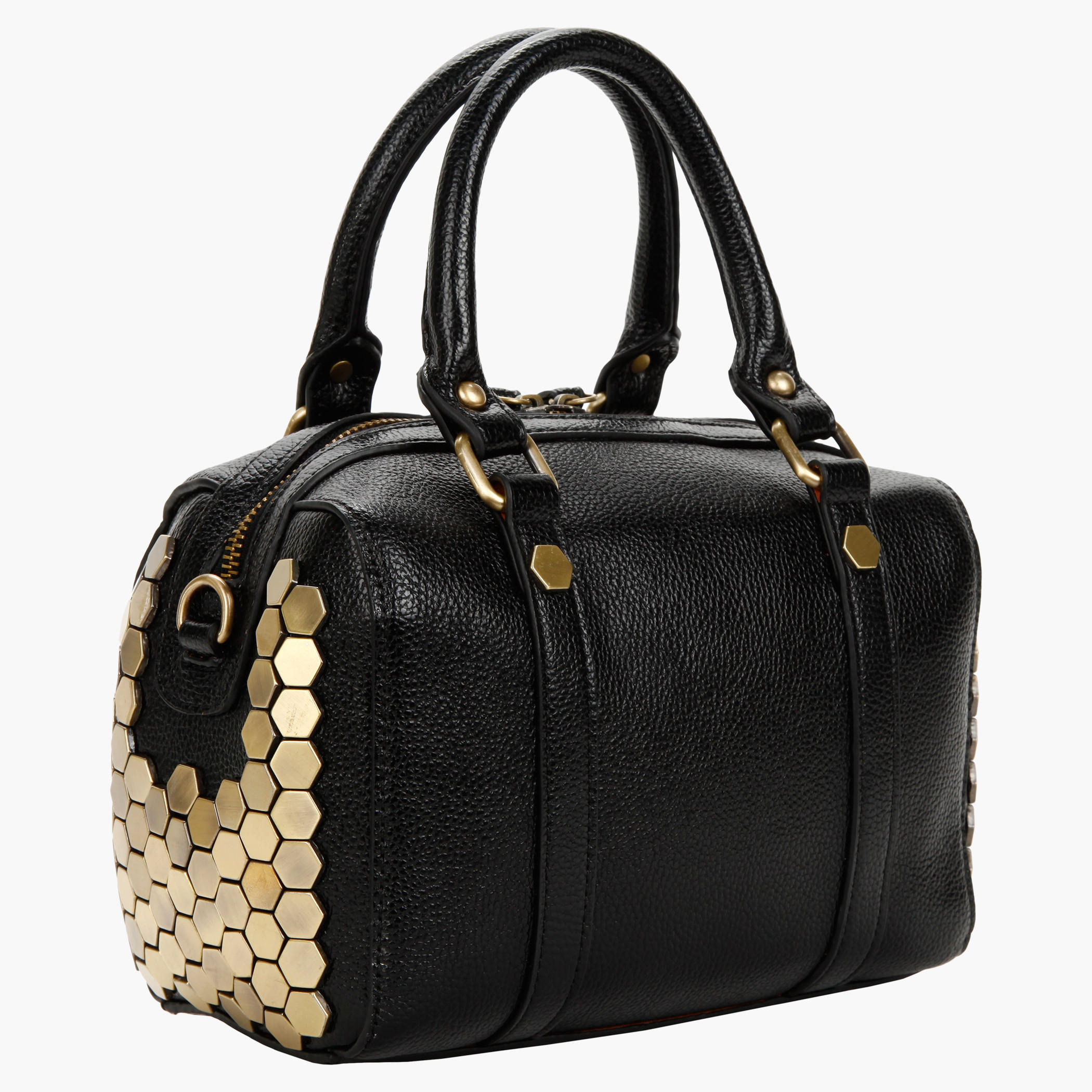 Textured Kettle Handbag-women-bagsandwallets-handbags-image-2
