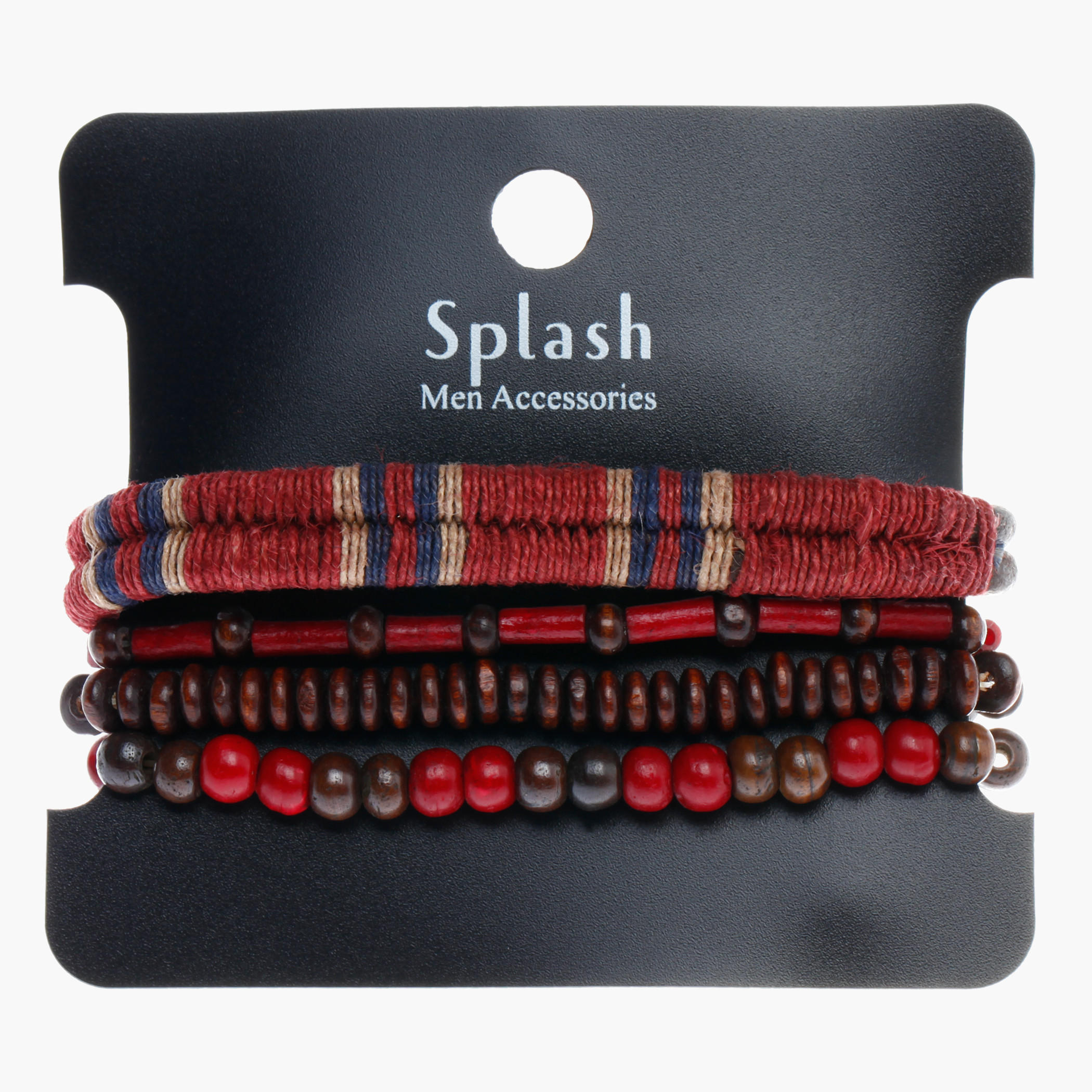 Beaded Stackable Bracelet Set-men-watchesandjewellery-bracelets-image-1