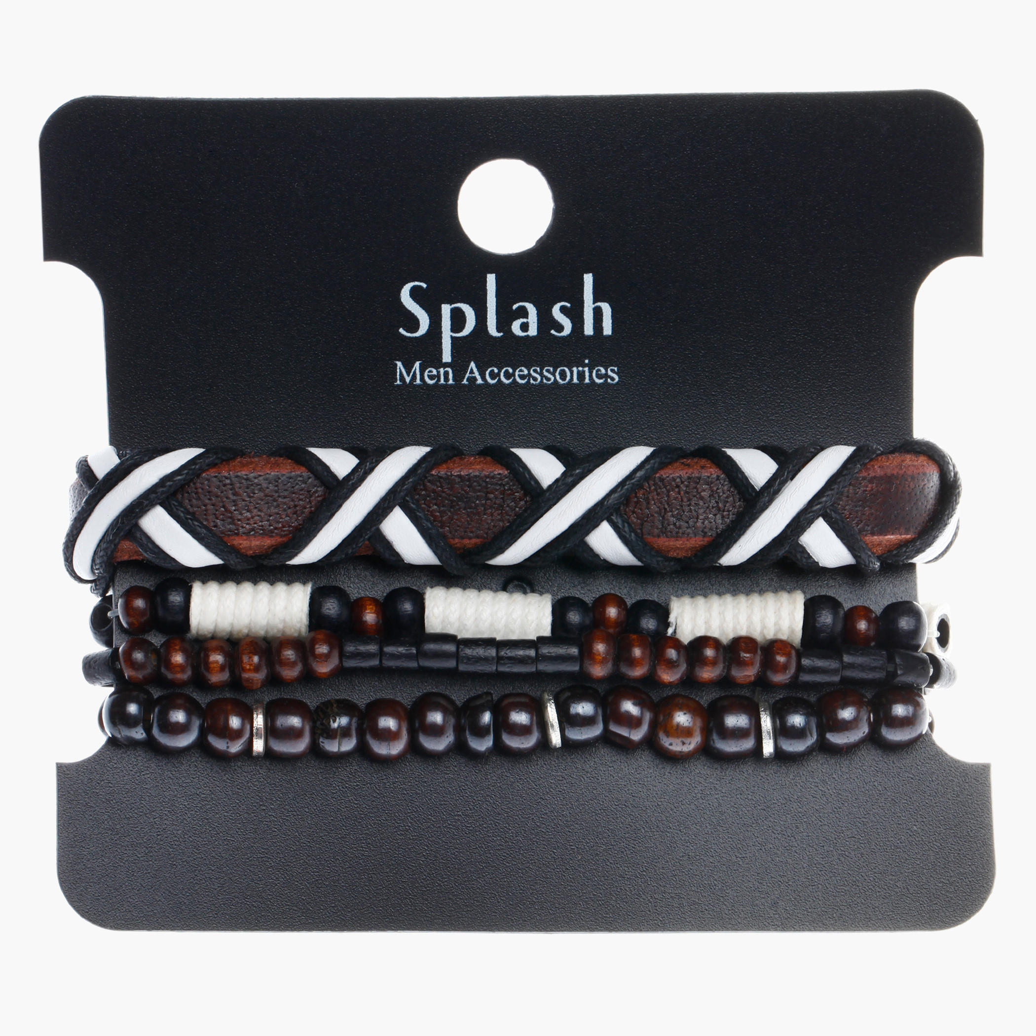 Beaded Stackable Bracelet Set-men-watchesandjewellery-bracelets-image-1