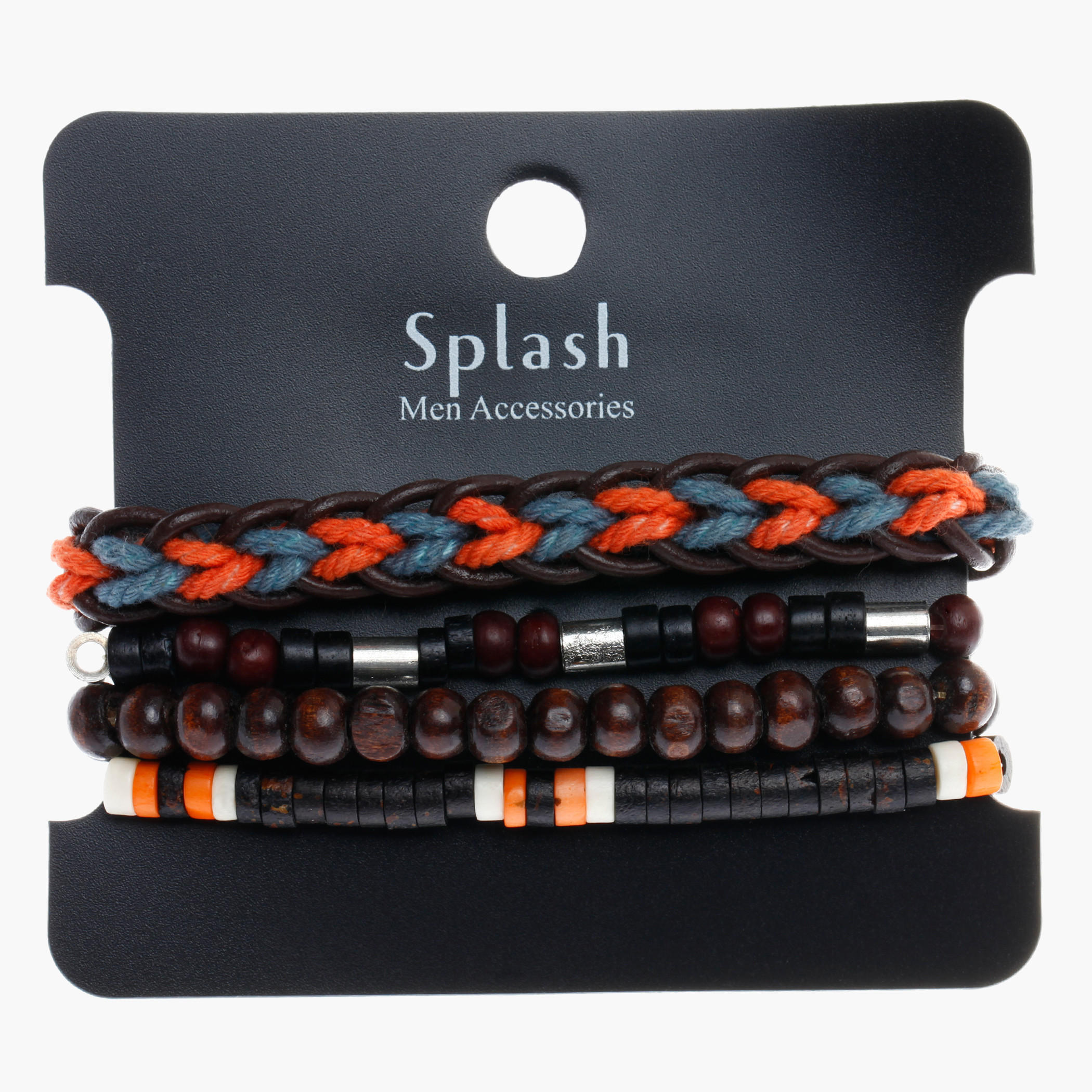 Beaded Stackable Bracelet Set-men-watchesandjewellery-bracelets-image-1