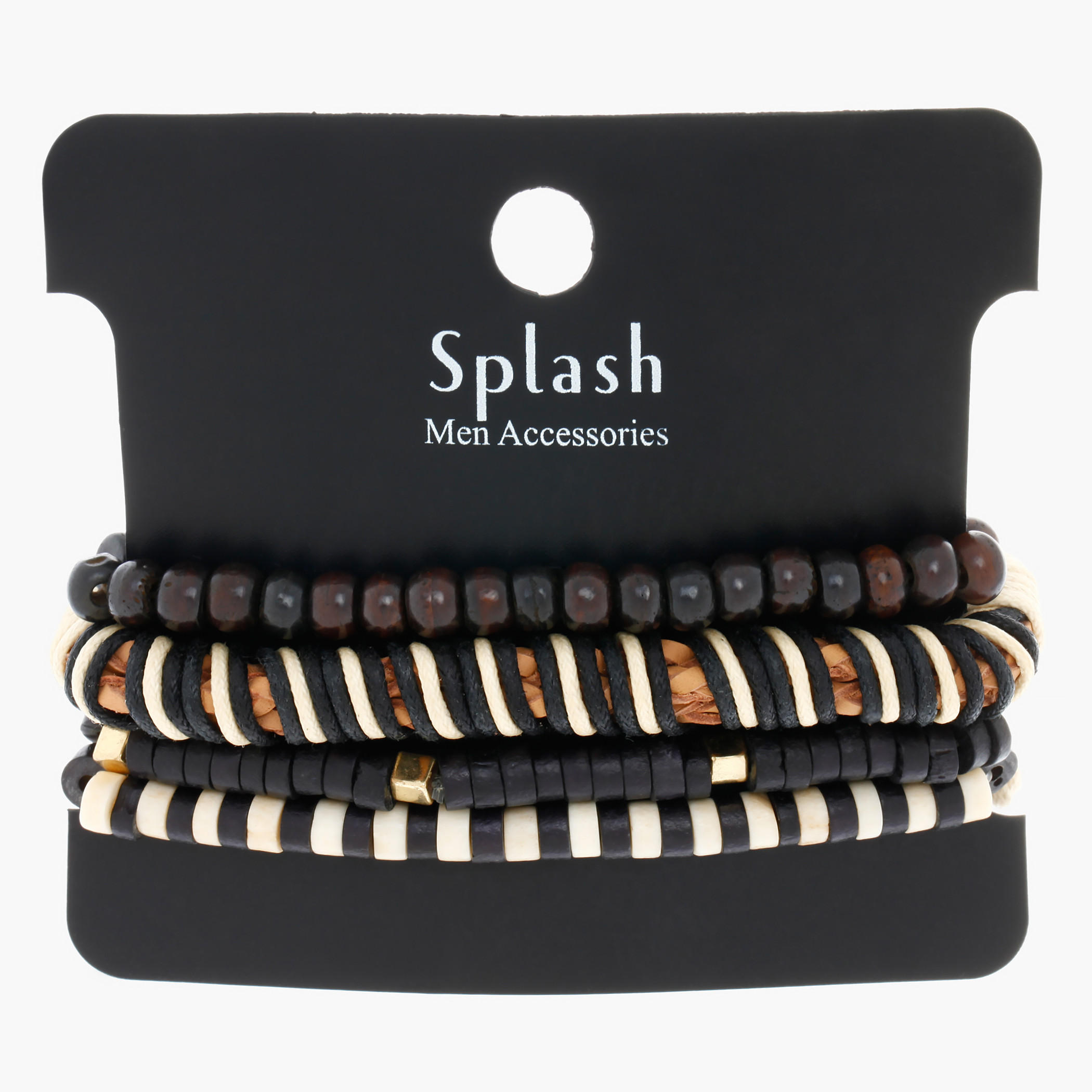 Beaded Stackable Bracelet Set-men-watchesandjewellery-bracelets-image-1