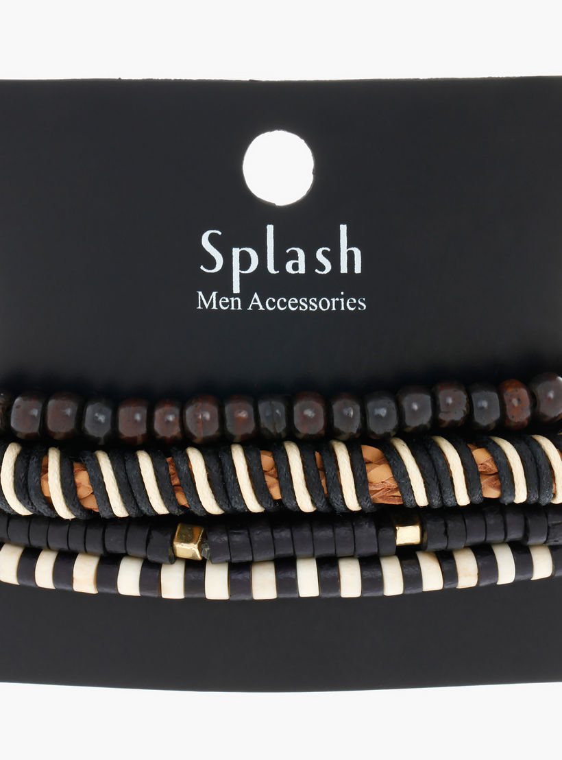 Beaded Stackable Bracelet Set-men-watchesandjewellery-bracelets-image-1