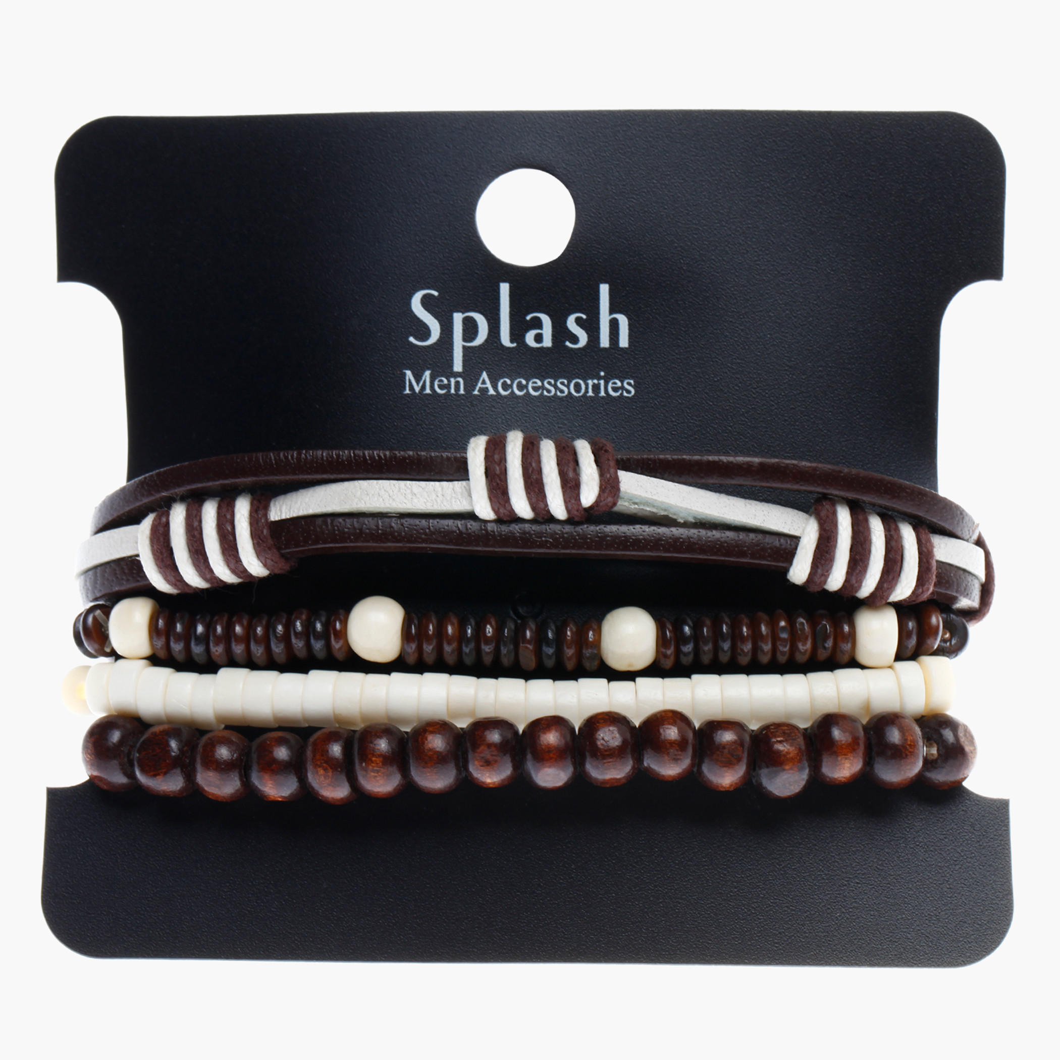Beaded Stackable Bracelet Set-men-watchesandjewellery-bracelets-image-1