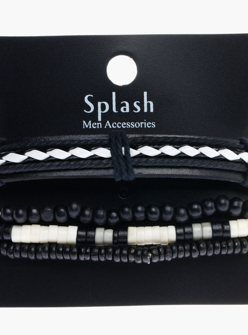 Beaded Stackable Bracelet Set-men-watchesandjewellery-bracelets-image-1