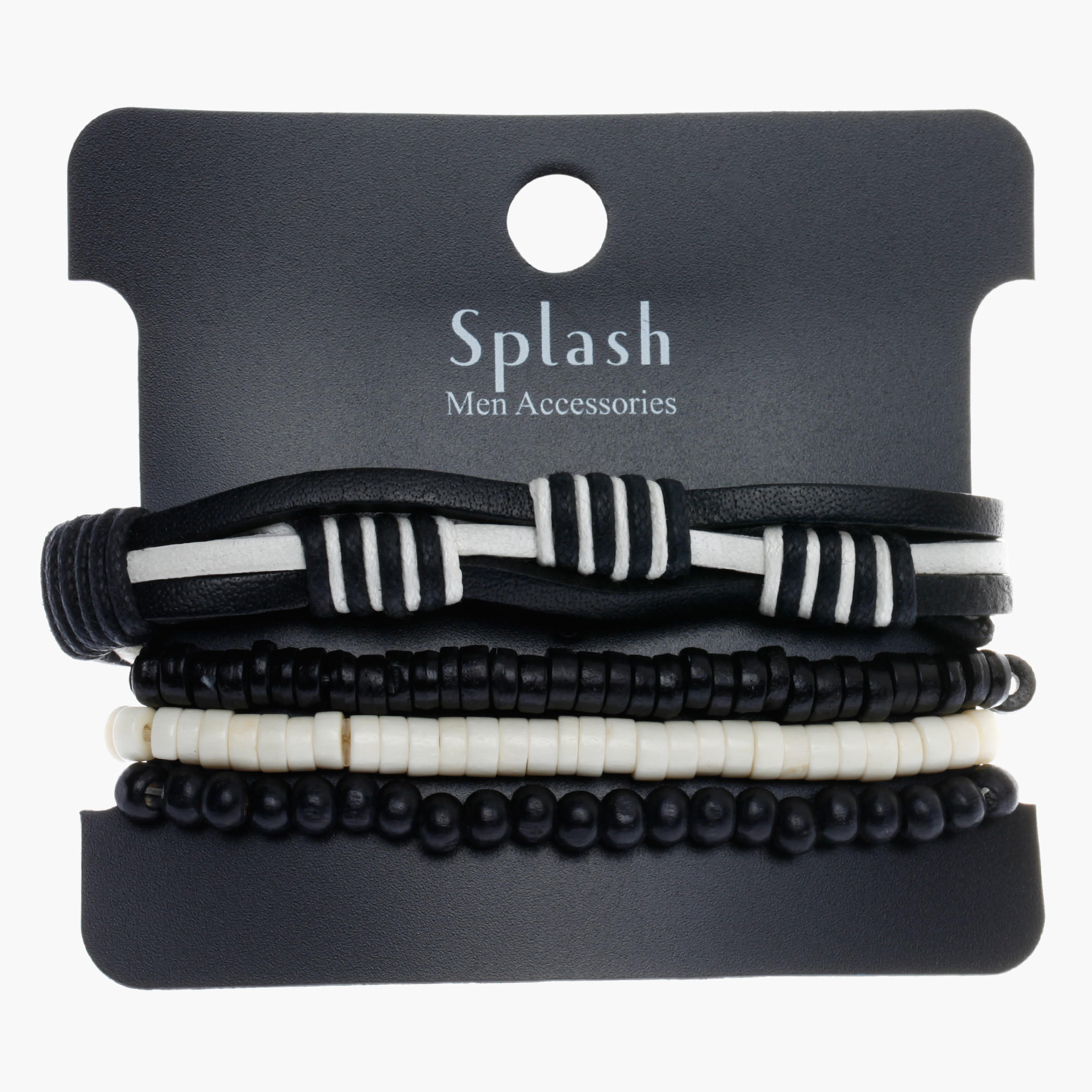 Beaded Stackable Bracelet Set-men-watchesandjewellery-bracelets-image-1