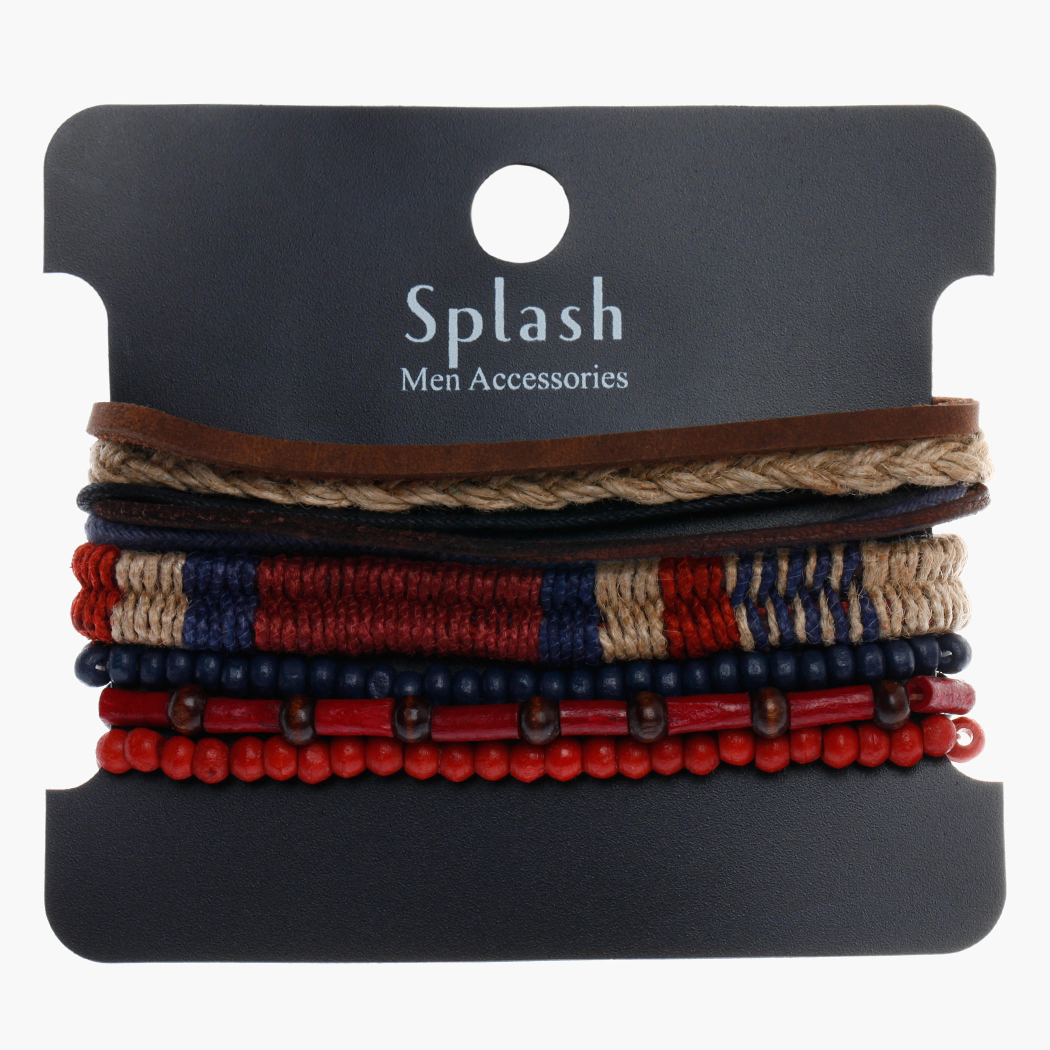Beaded Stackable Bracelet Set-men-watchesandjewellery-bracelets-image-1