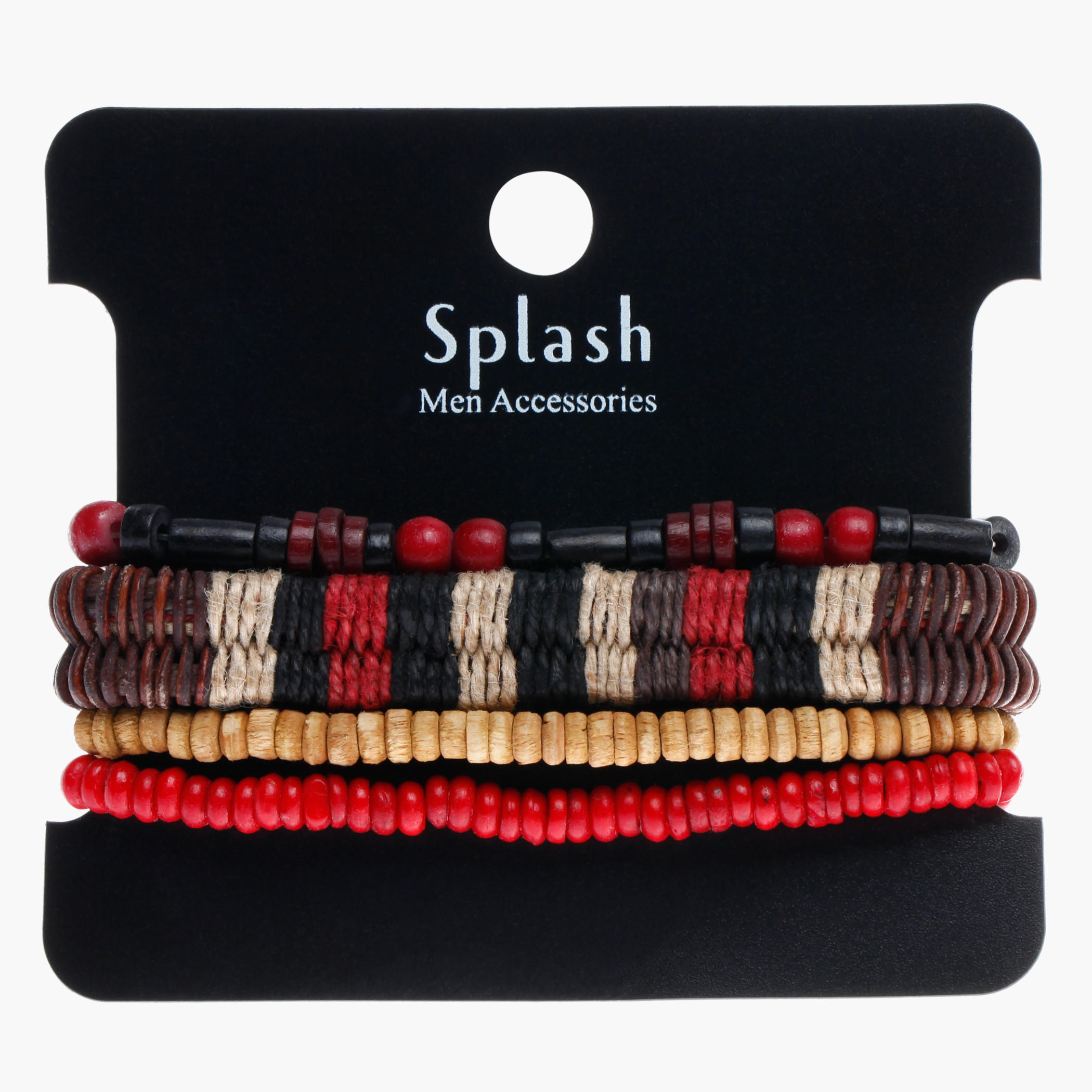 Beaded Stackable Bracelet Set-men-watchesandjewellery-bracelets-image-1