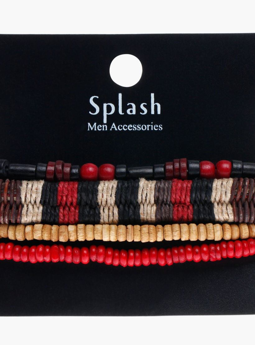 Beaded Stackable Bracelet Set-men-watchesandjewellery-bracelets-image-1