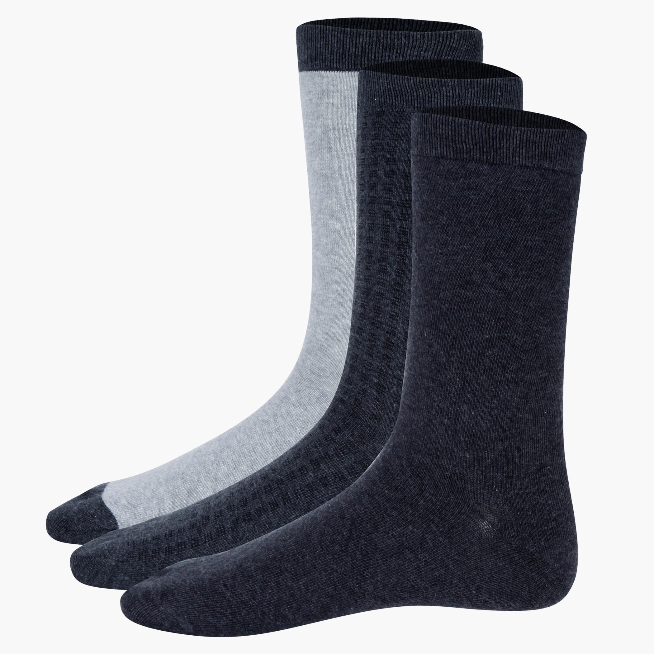 Assorted Formal Socks - Set of 3-men-socks-image-1